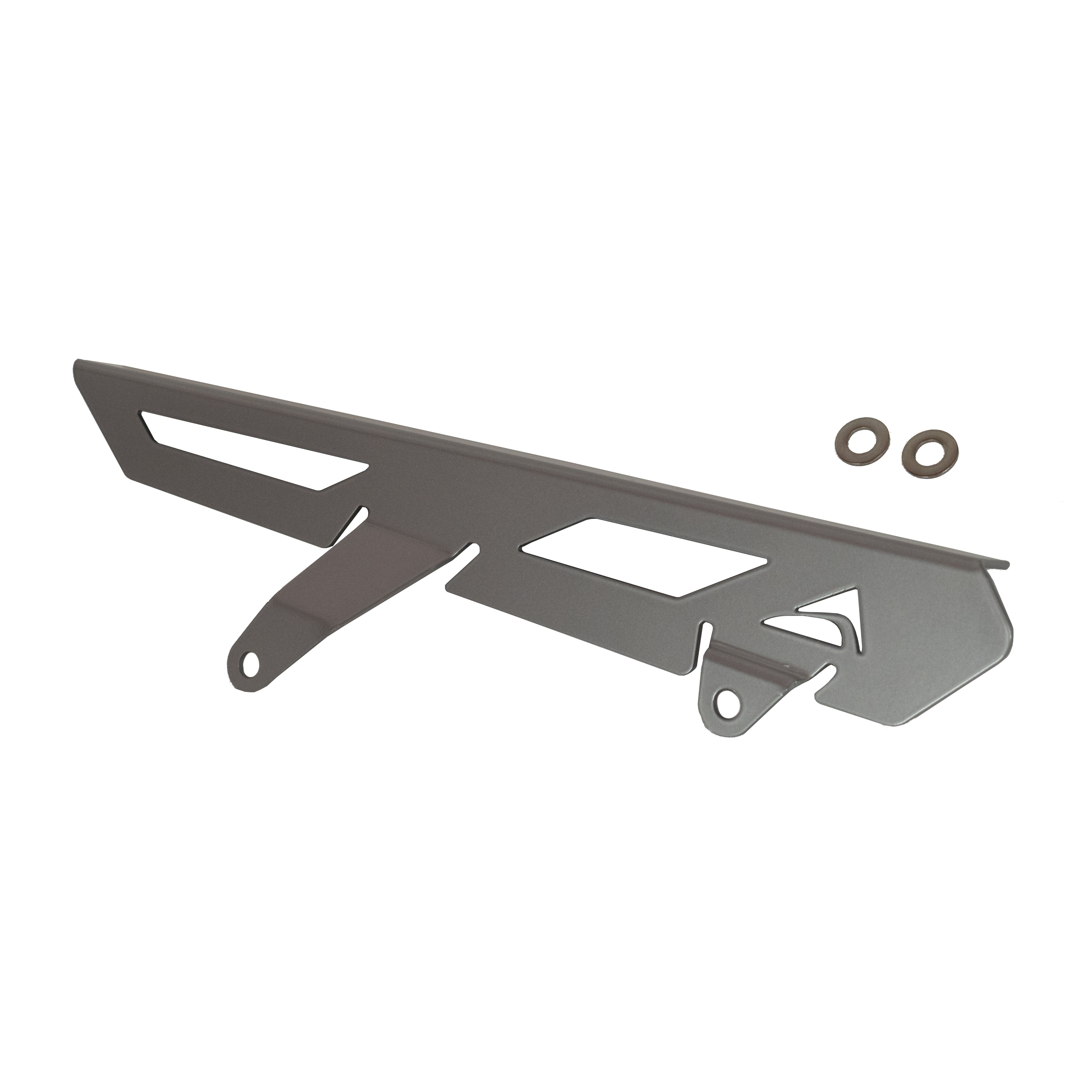 Pyramid Chainguard | Gloss Silver | Triumph Scrambler 400 X 2024>Current - Shop name
