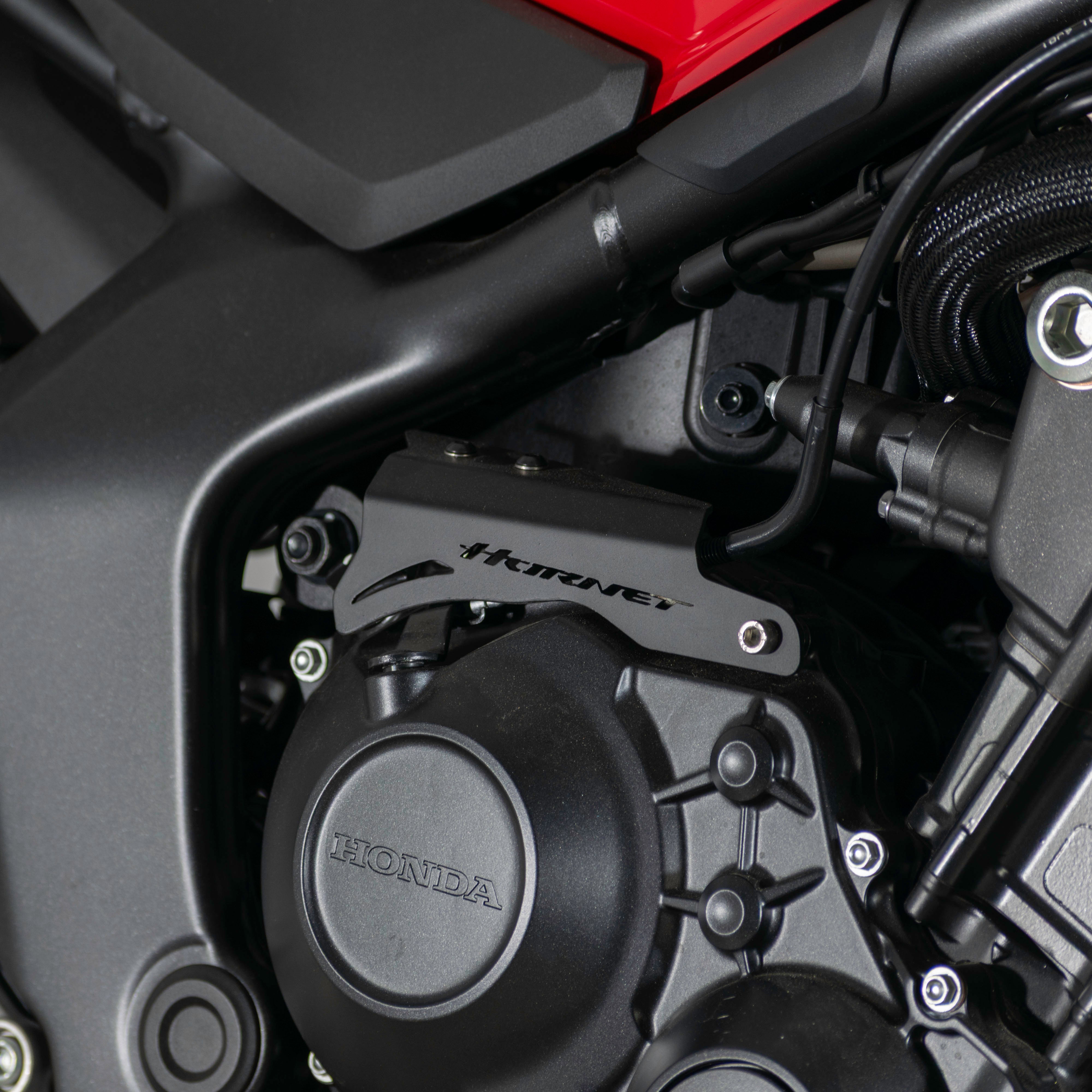 Pyramid Engine Ornament | Matte Black | Triumph Tiger Sport 800 2025>Current - Pyramid Motorcycle Accessories