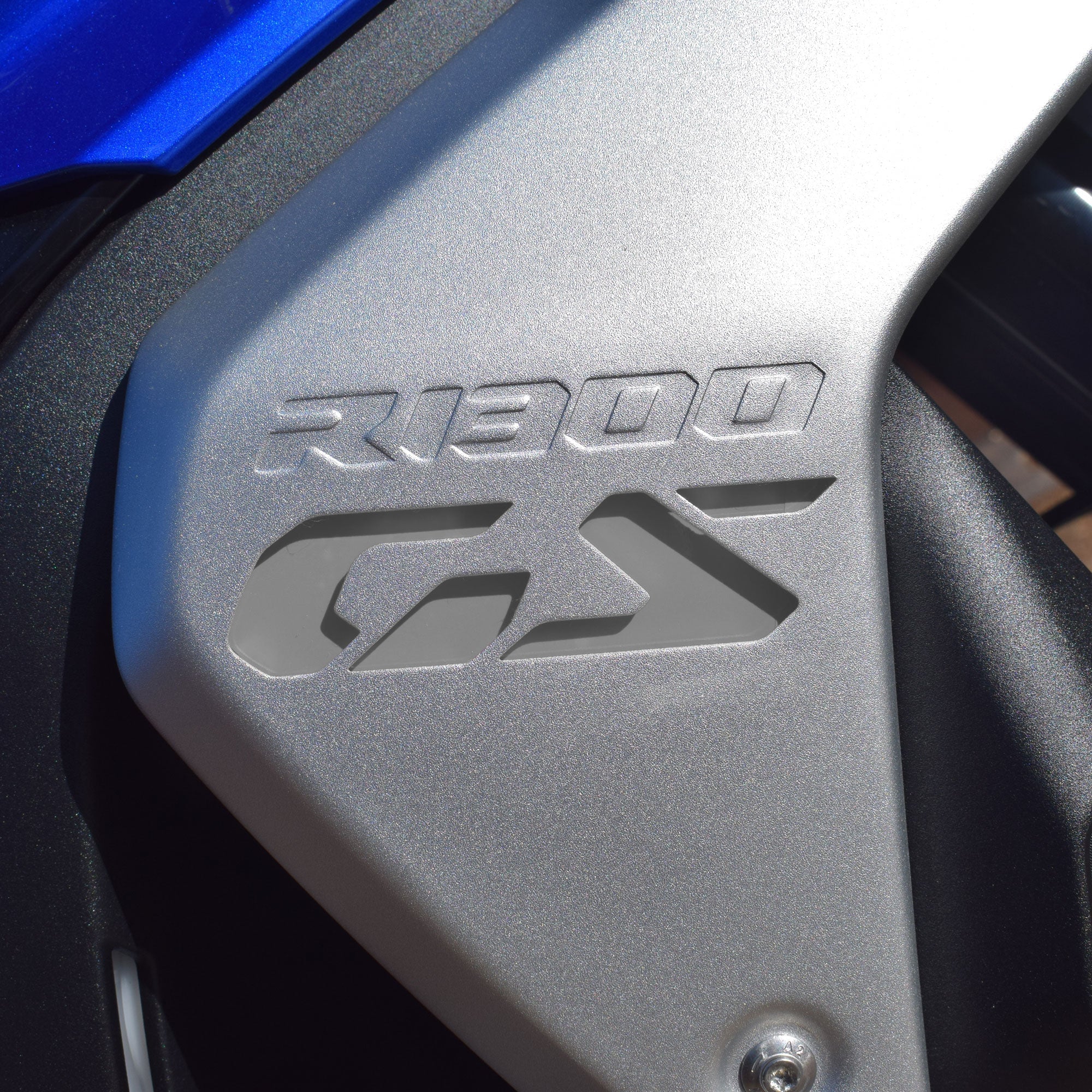 Pyramid Decals | BMW R 1300 GS Infill Panel Insert | Silver | Set Of 2 - Shop name