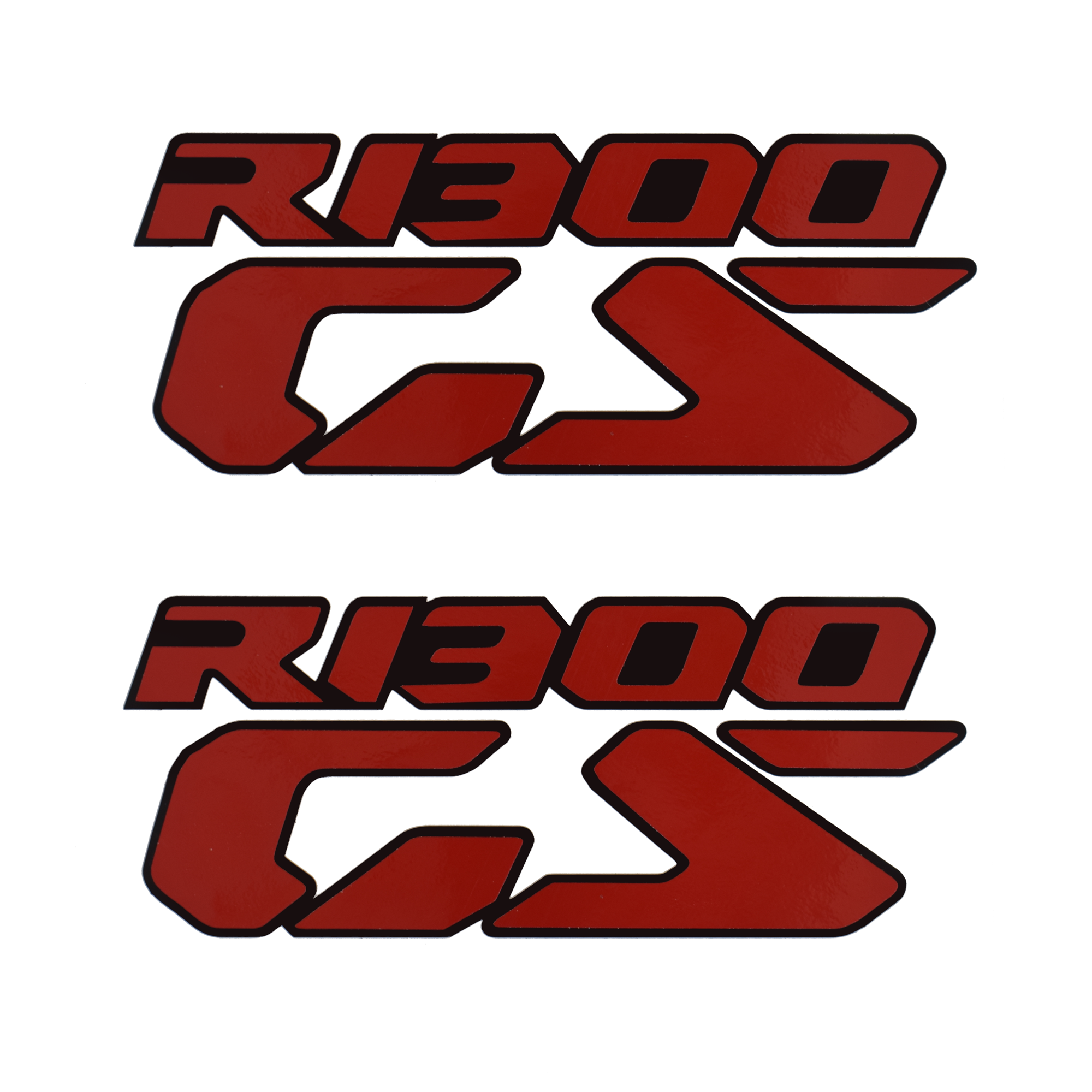 Pyramid Decals | BMW R 1300 GS Logo | Red | Set Of 2 - Shop name
