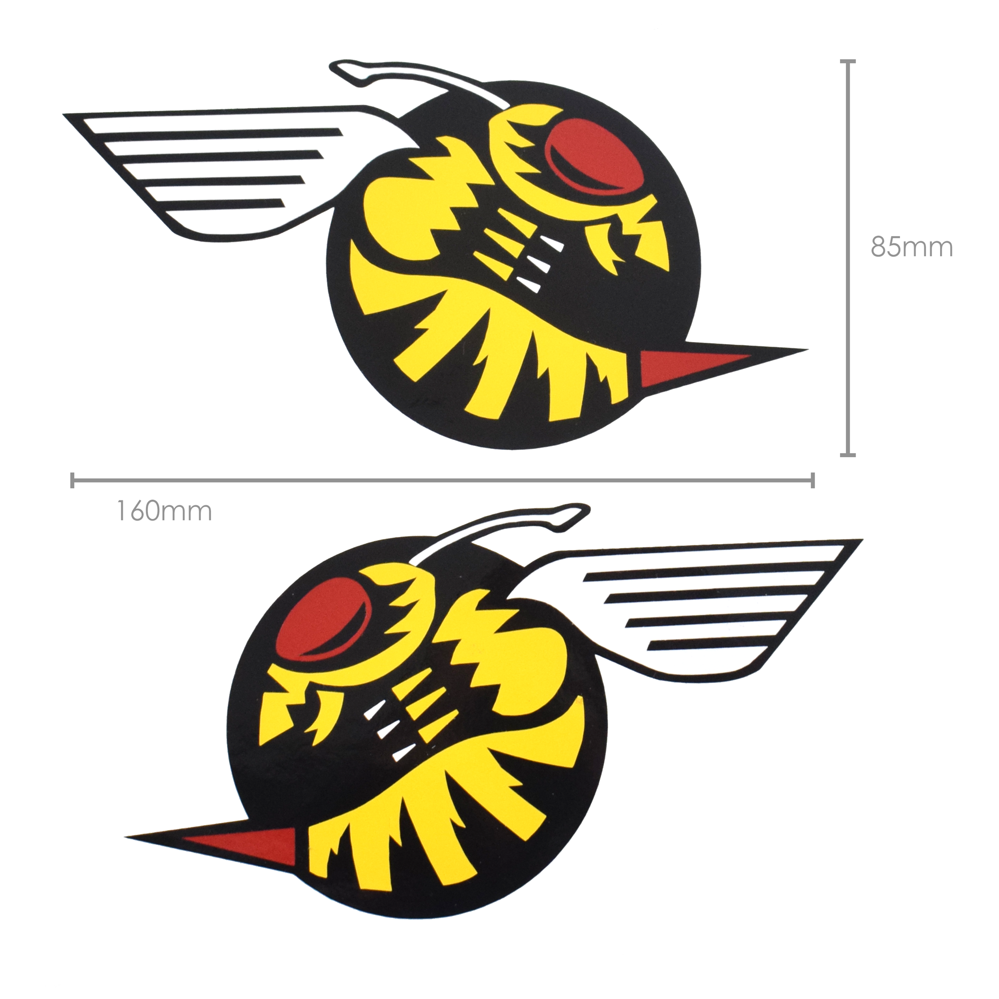 Pyramid Decals | Honda Hornet Graphic | Style #1 - Shop name