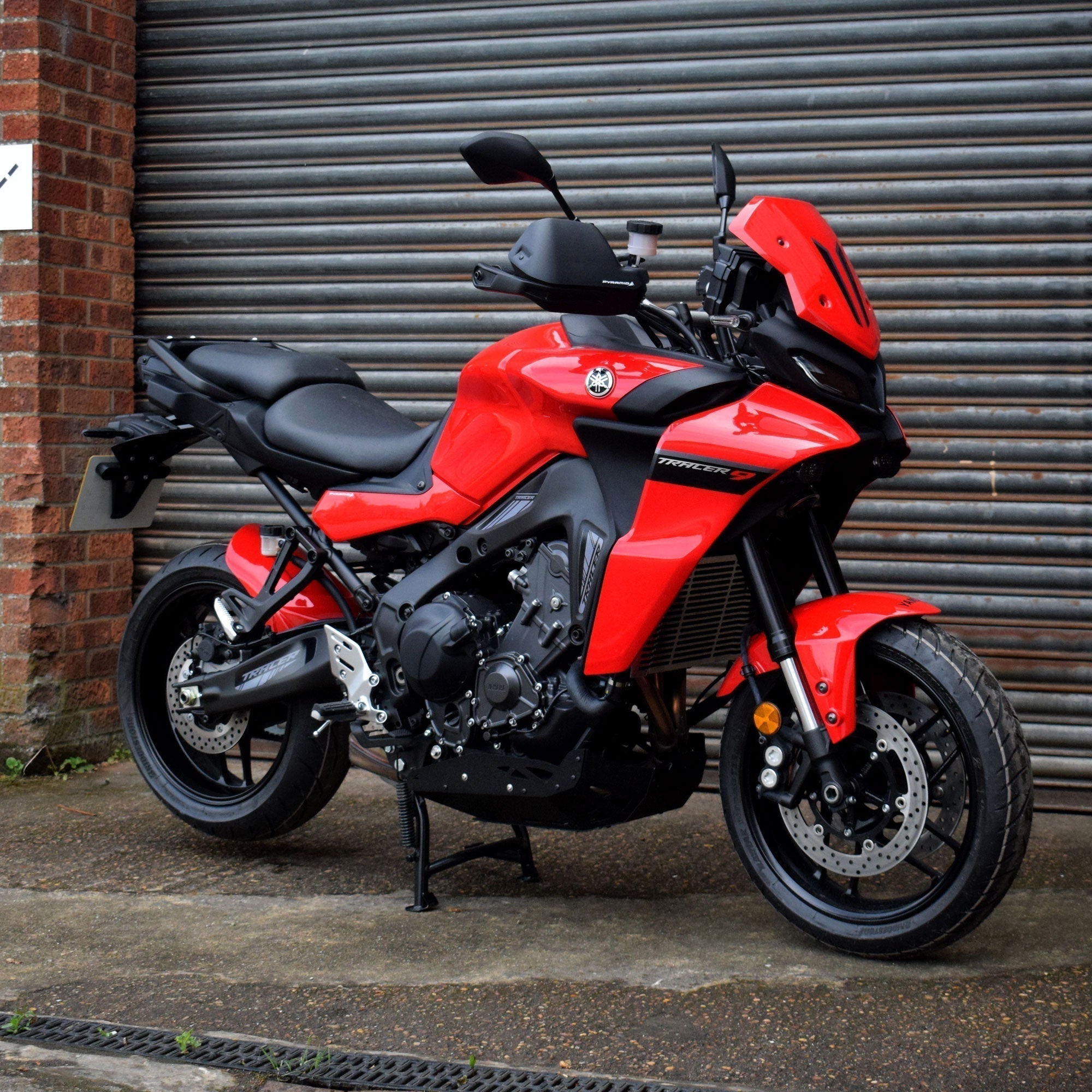 Pyramid Decals (Set of 6) | Black & Grey | Yamaha Tracer 9 GT/GT+ 2021>Current - Shop name