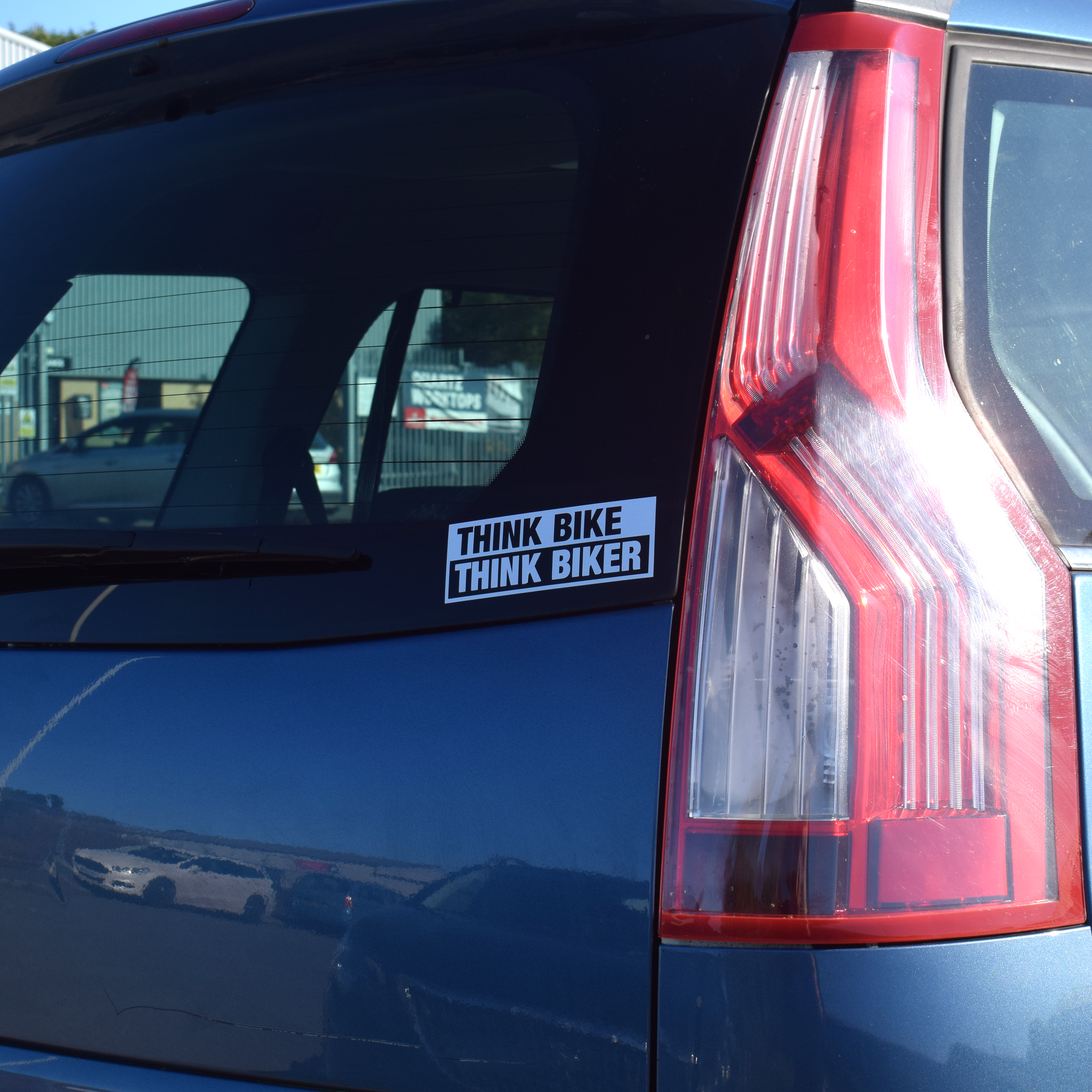 Pyramid Decals | Think Bike #1 | White - Shop name