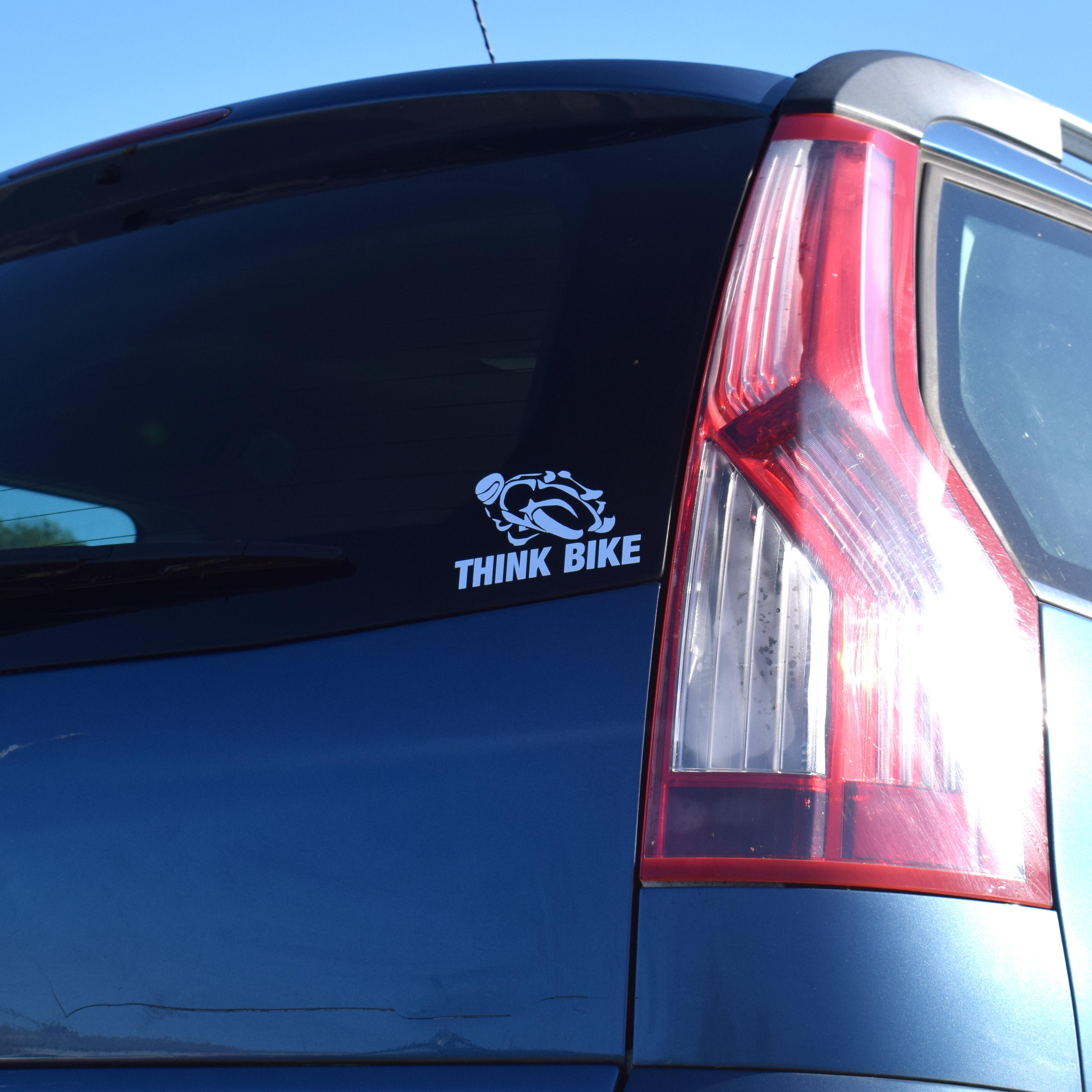 Pyramid Decals | Think Bike #2 | White - Shop name