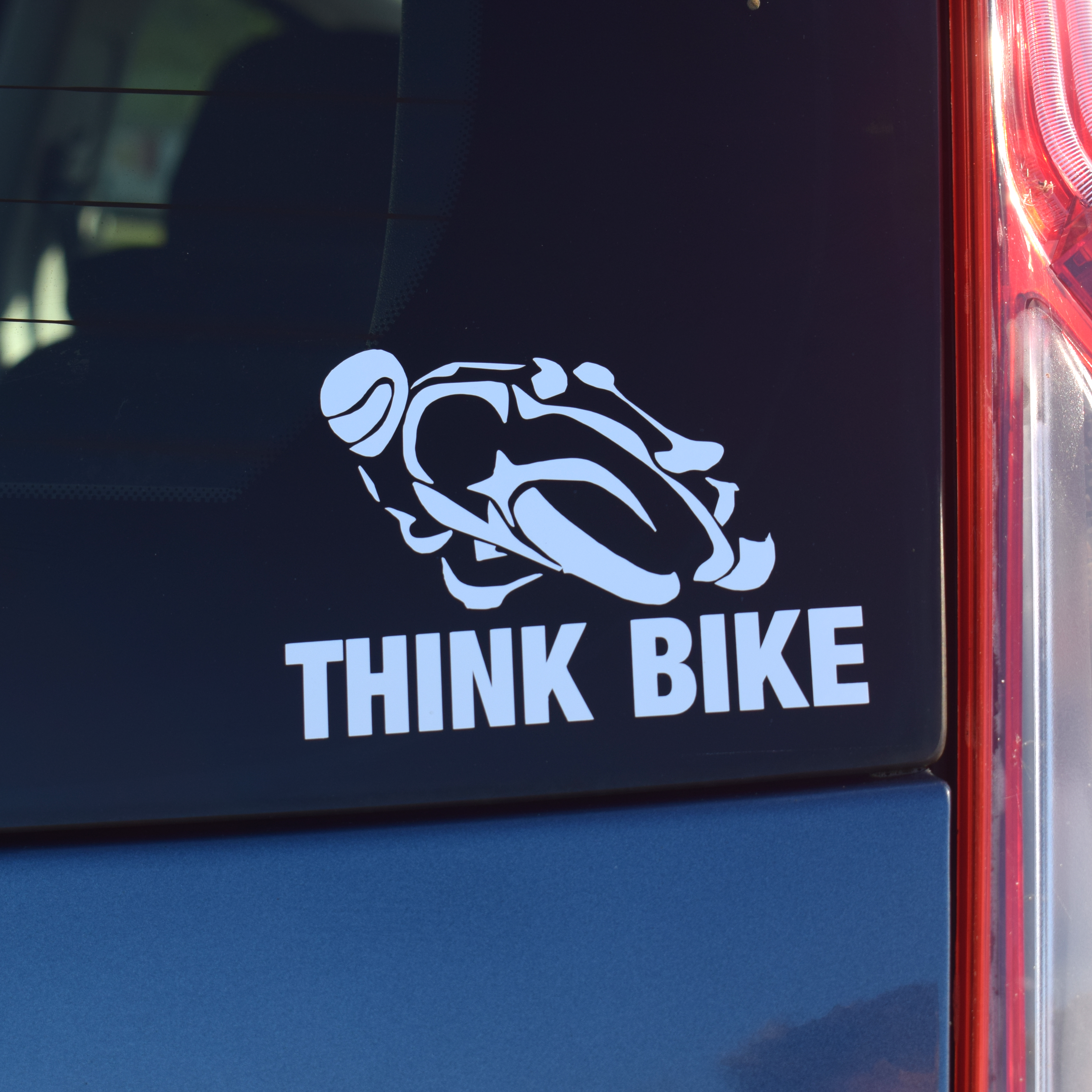Pyramid Decals | Think Bike #2 | White - Shop name