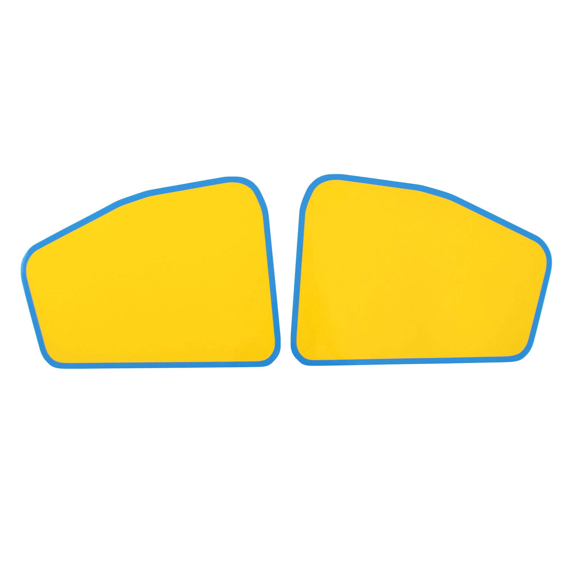 Pyramid Decals | Yamaha XSR 900 Seat Cowl Number Board Set | Blue & Yellow - Shop name