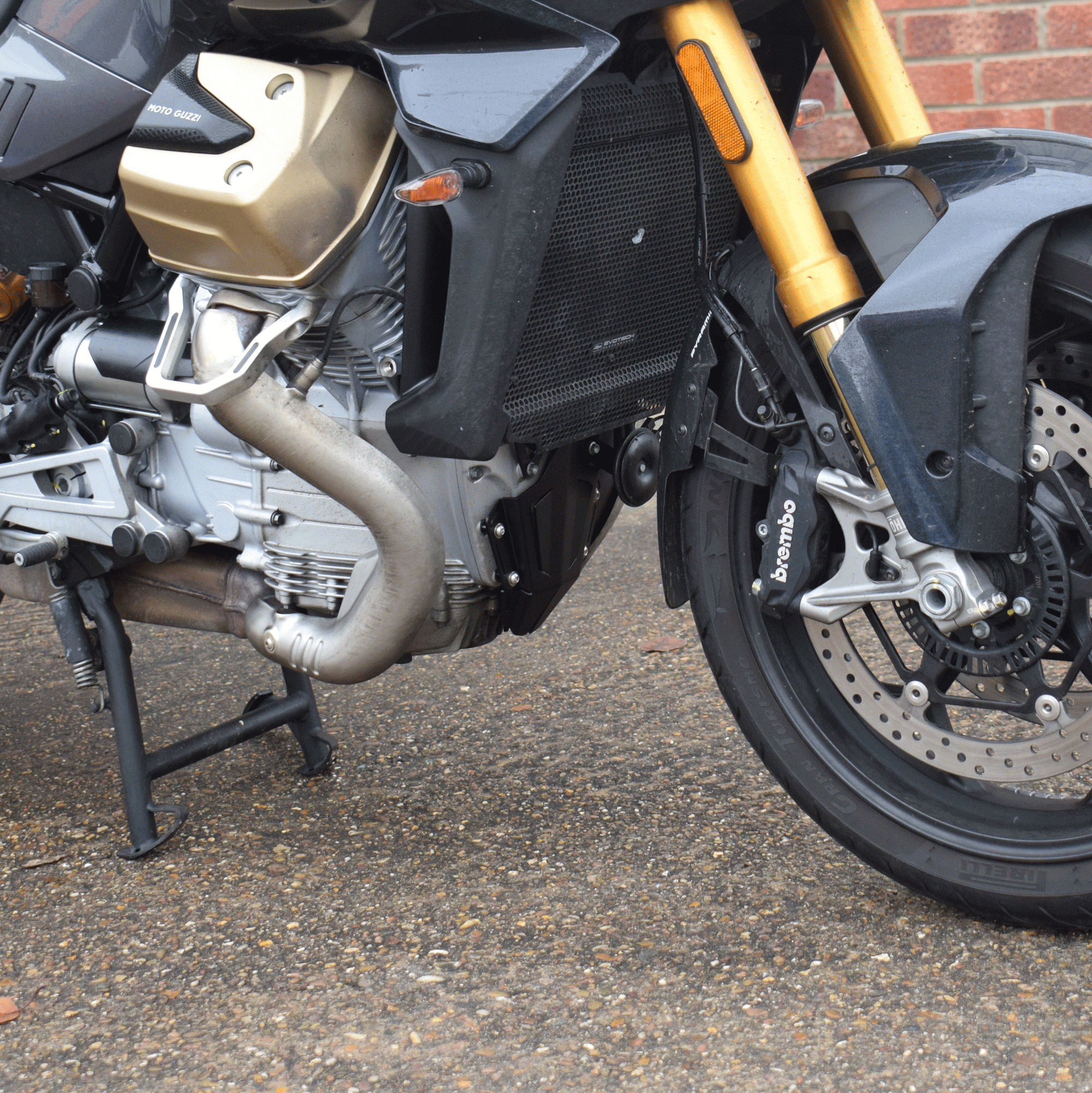 Pyramid Engine Cover | Matte Black | Moto Guzzi V100 Mandello S 2022>Current - Shop name