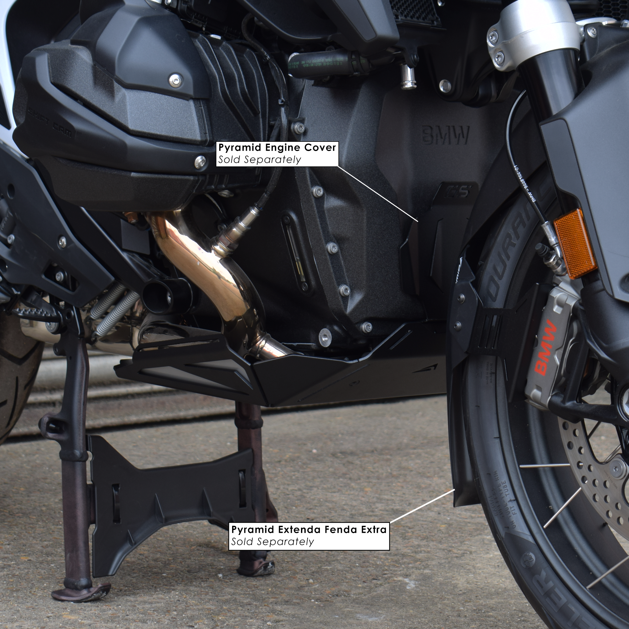 Pyramid Engine Guard | Matte Black | BMW R 1300 GS 2023>Current -  Shop name