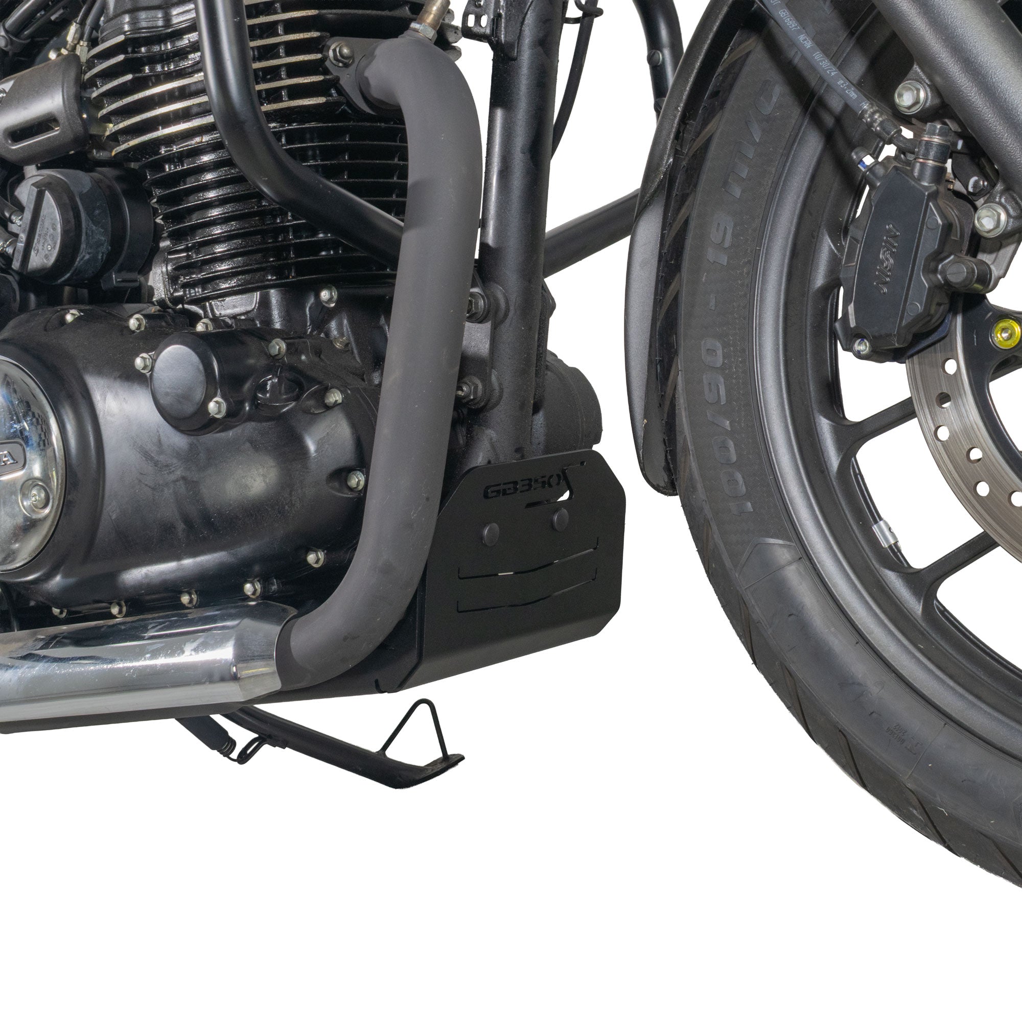 Pyramid Engine Guard | Matte Black | Honda GB350S 2025>Current - Shop name