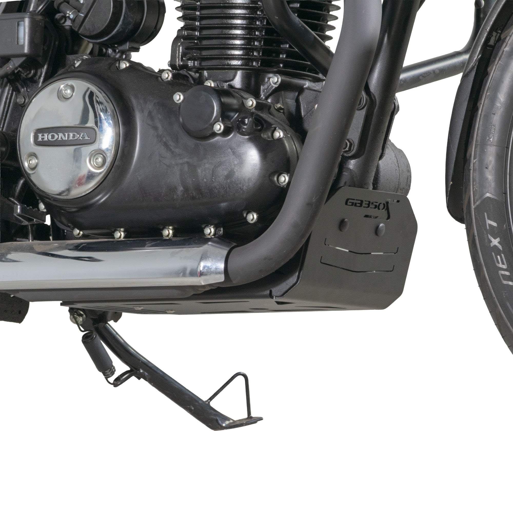 Pyramid Engine Guard | Matte Black | Honda GB350S 2025>Current - Shop name