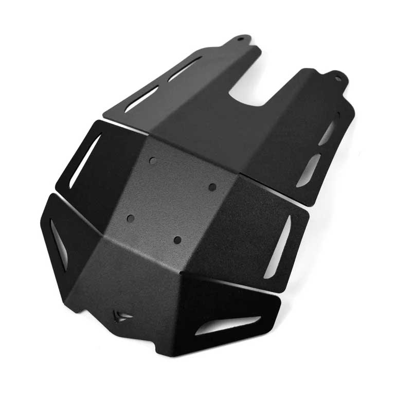 Pyramid Engine Guard | Matte Black | Moto Guzzi V100 Mandello S 2022>Current - Pyramid Motorcycle Accessories