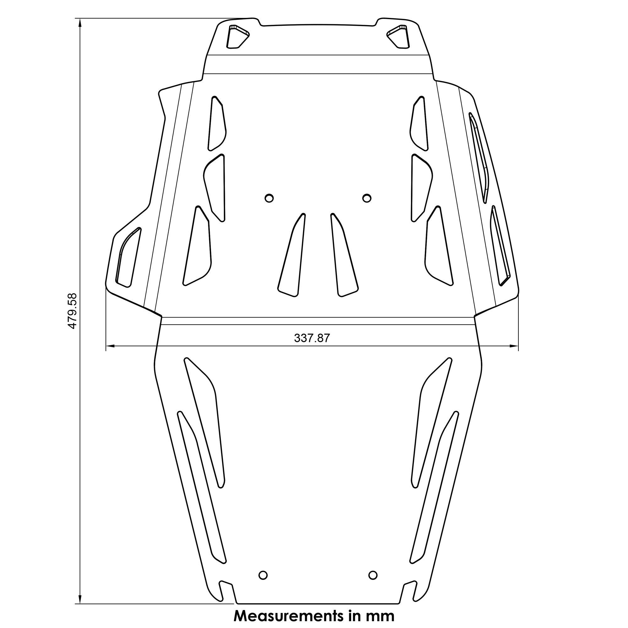 Pyramid Engine Plate | Matte Black | BMW F 900 XR 2020>Current - Shop name