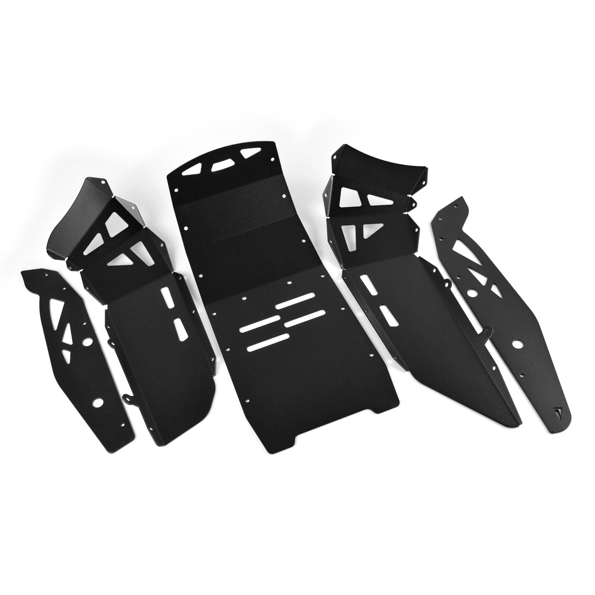 Pyramid Engine Plate | Matte Black | Yamaha Tracer 9 GT/GT+ 2021>Current-Engine Guards-Pyramid Motorcycle Accessories