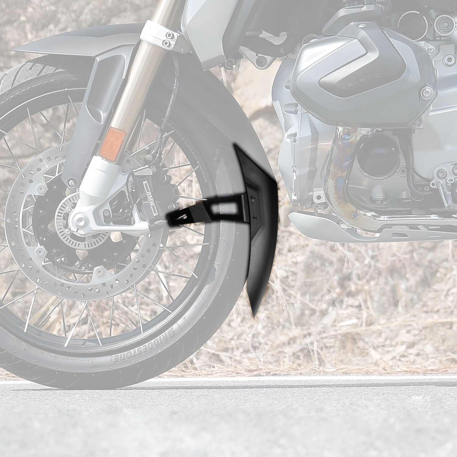 Pyramid Extenda Fenda EXTRA | Matte Black | BMW R 1200 GS Rallye/Exc 2013>2018 - Shop name