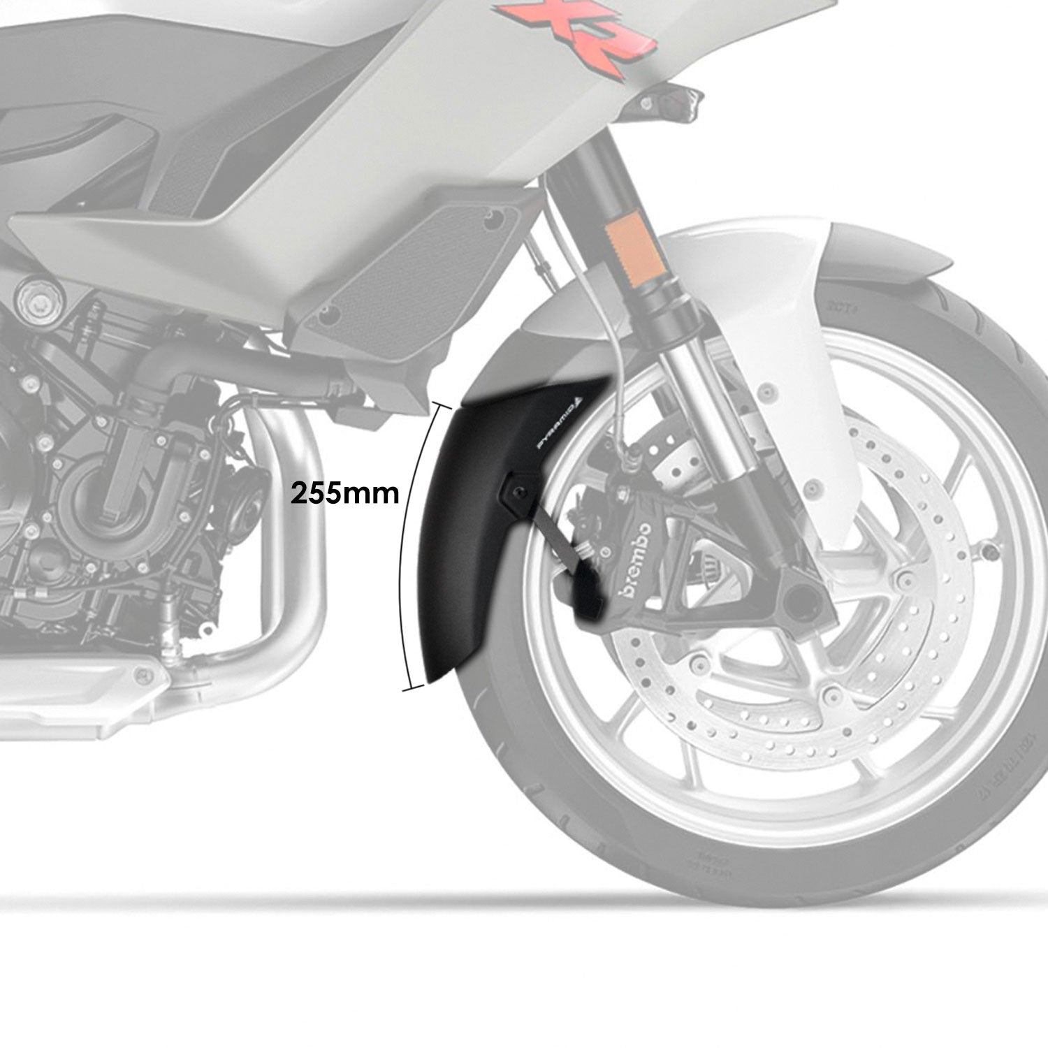 Pyramid Extenda Fenda EXTRA | Matte Black | BMW S 1000 XR 2020>Current - Shop name