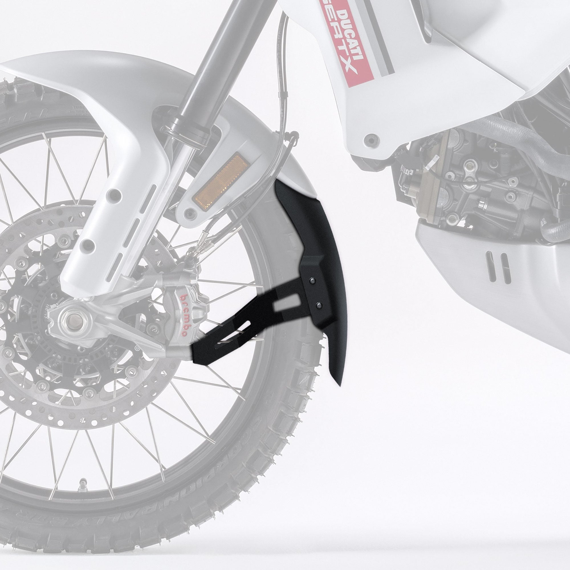 Pyramid Extenda Fenda EXTRA | Matte Black | Ducati Desert X 2022>Current - Shop name