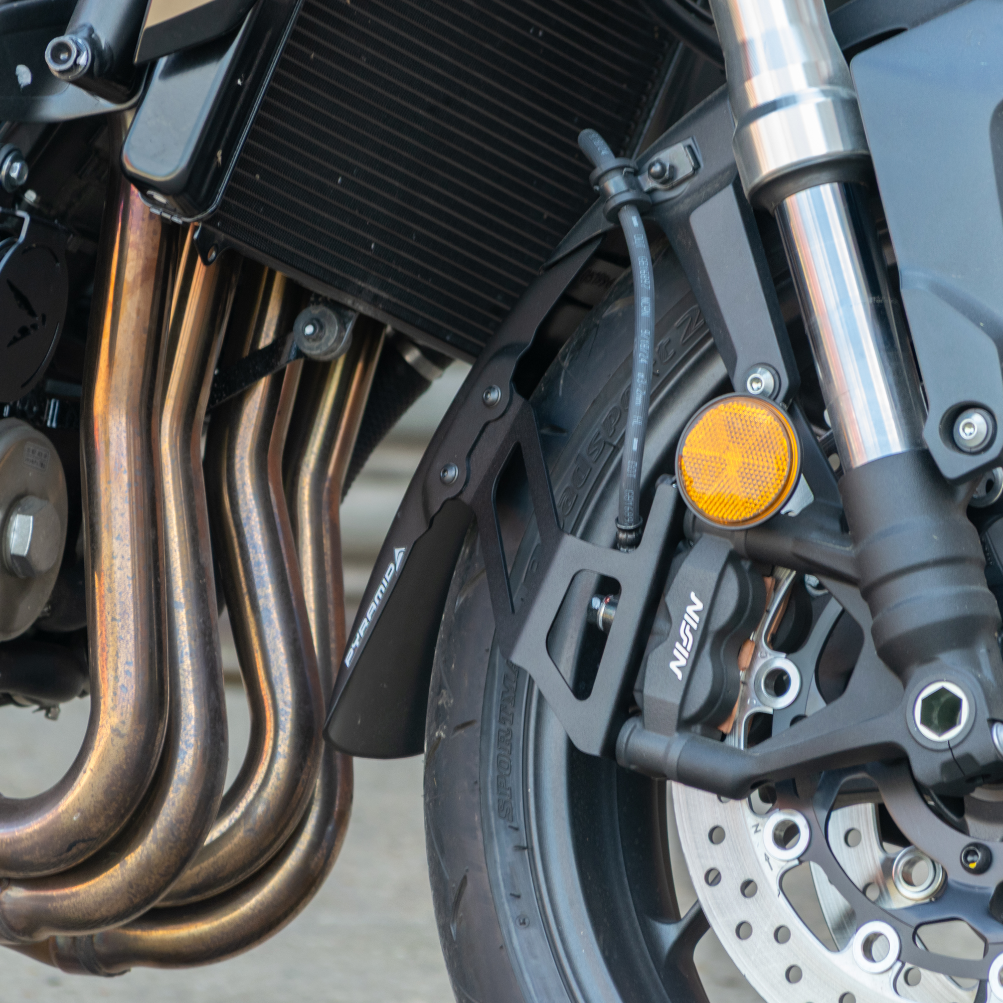 Pyramid Extenda Fenda EXTRA | Matte Black | Honda CB1000 Hornet 2025>Current - Shop name