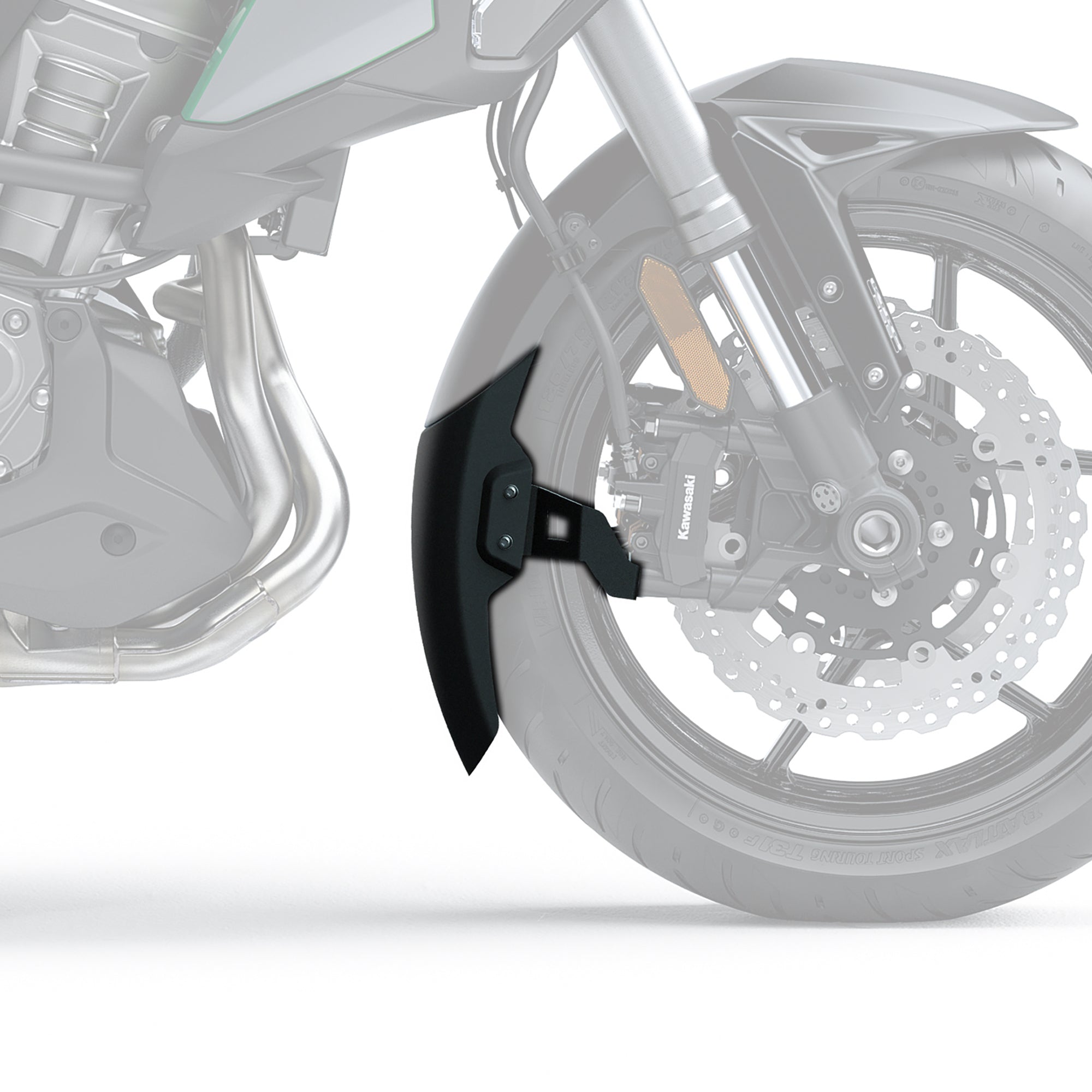 Pyramid Extenda Fenda EXTRA | Matte Black | Kawasaki Versys 1000 2019>2025 - Shop name