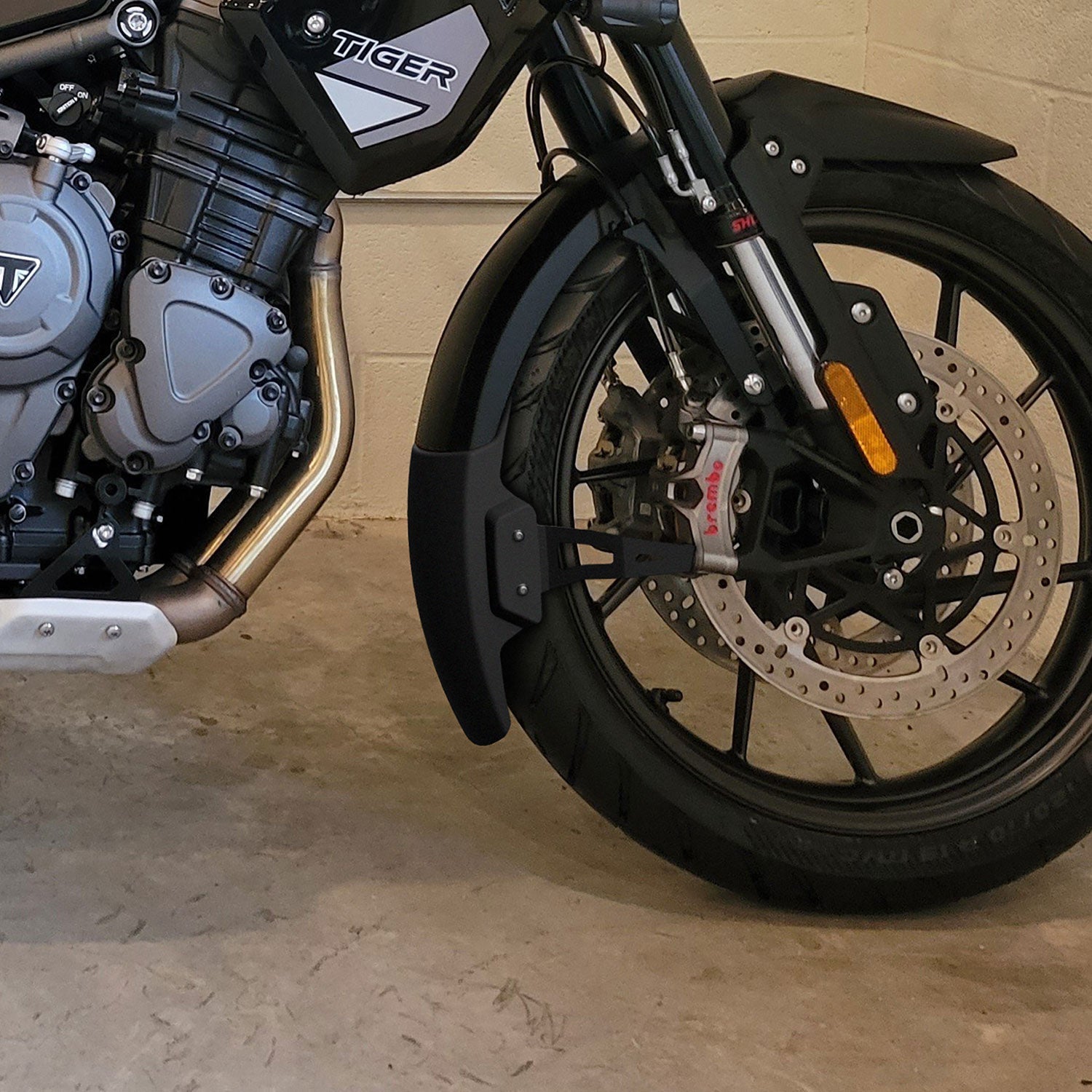 Pyramid Extenda Fenda EXTRA | Matte Black | Triumph Tiger 1200 GT Explorer 2022>Current - Shop name