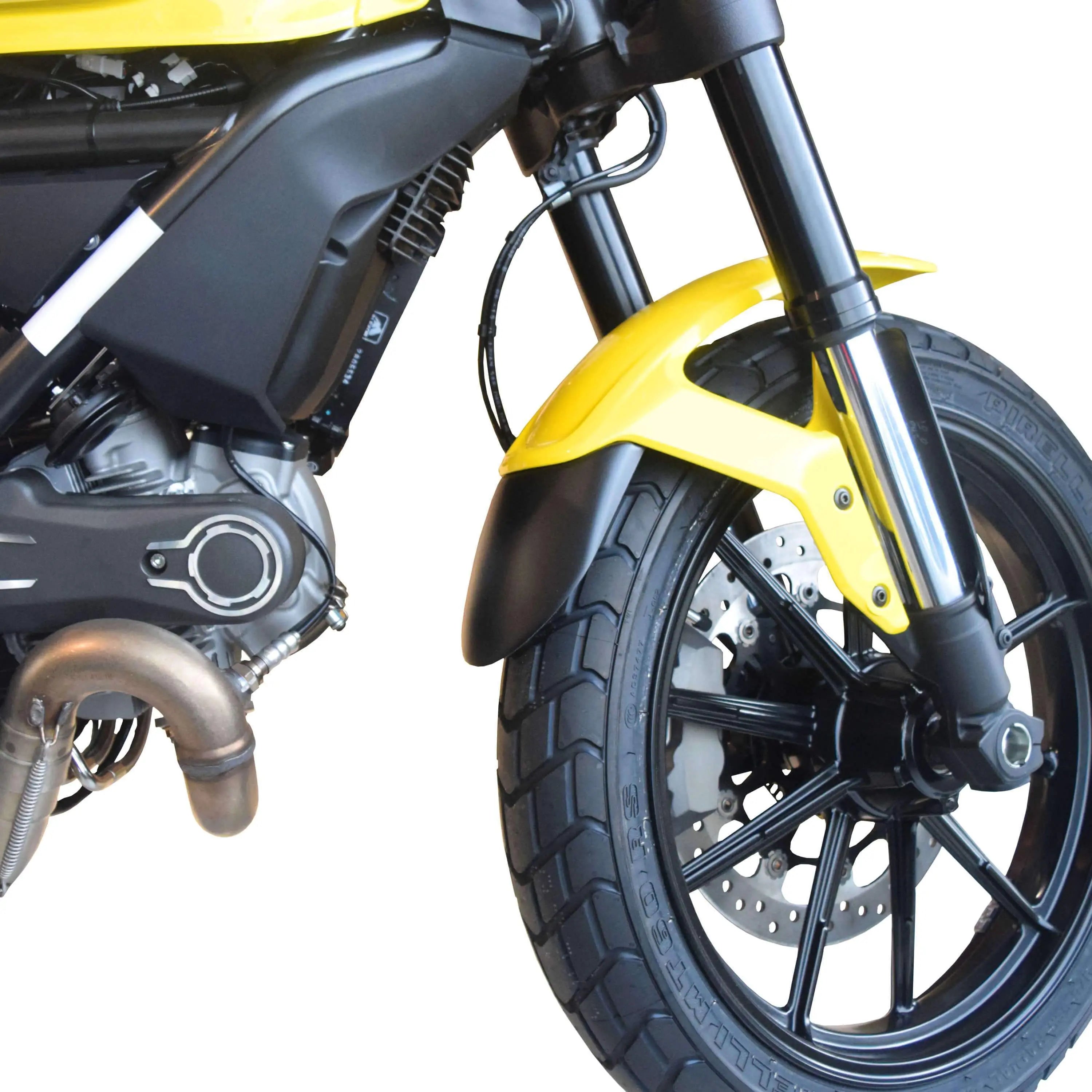 Pyramid Extenda Fenda | Matte Black | Ducati Scrambler Sixty2 2014>2023 - Shop name