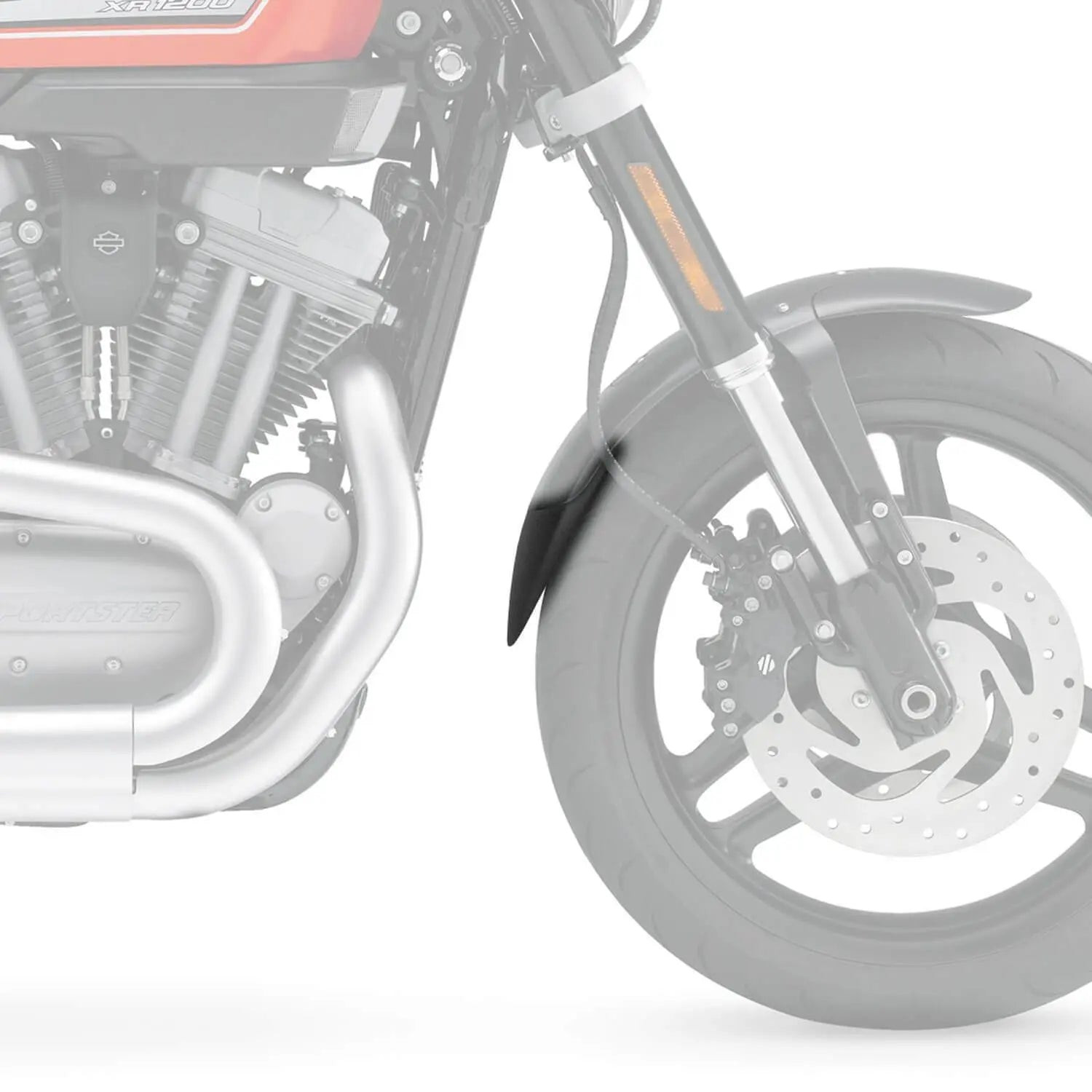 Pyramid Extenda Fenda | Matte Black | Harley Davidson Sportster (XR1200) 2008>Current - Shop name