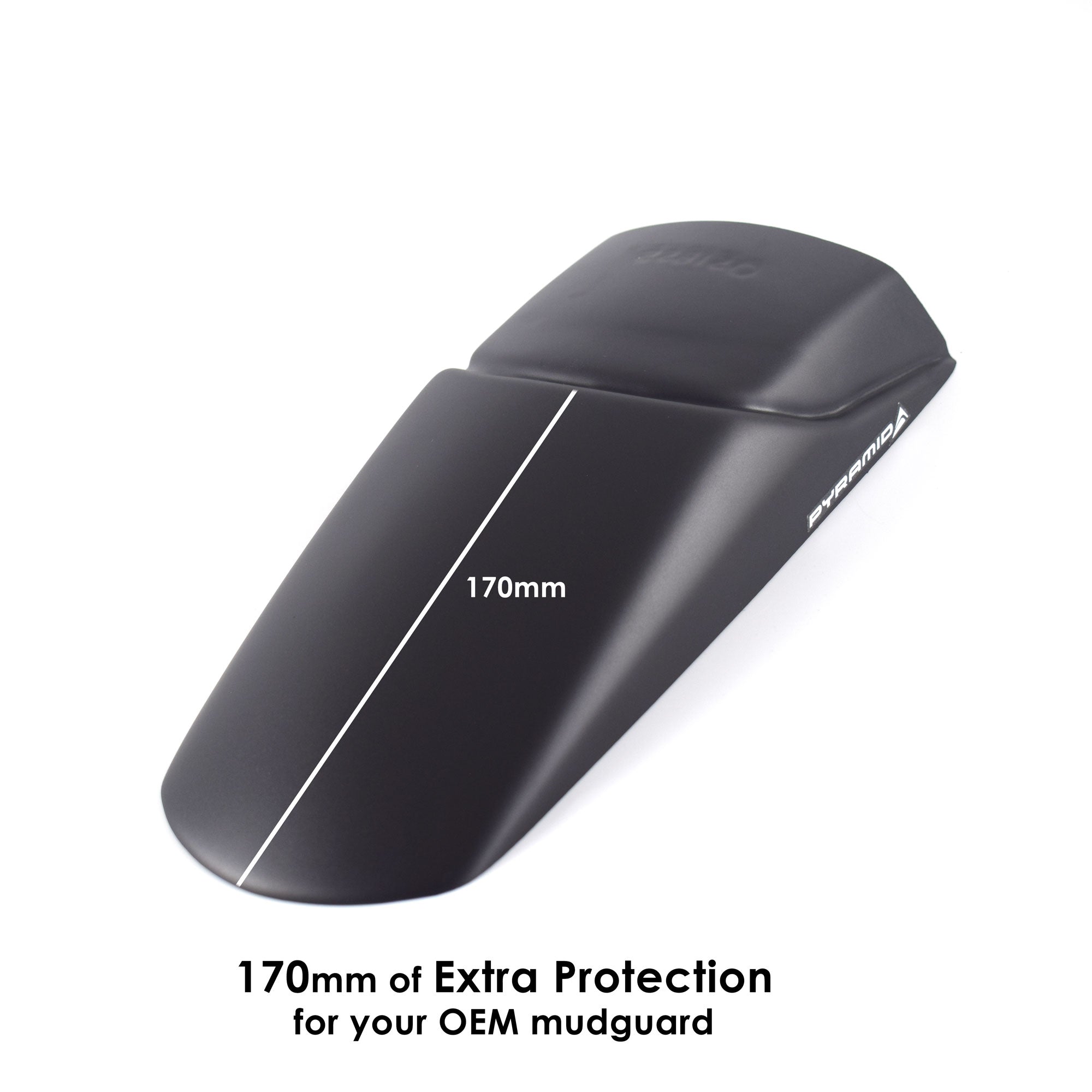 Pyramid Extenda Fenda | Matte Black | Honda NX 500 2024>Current - Shop name