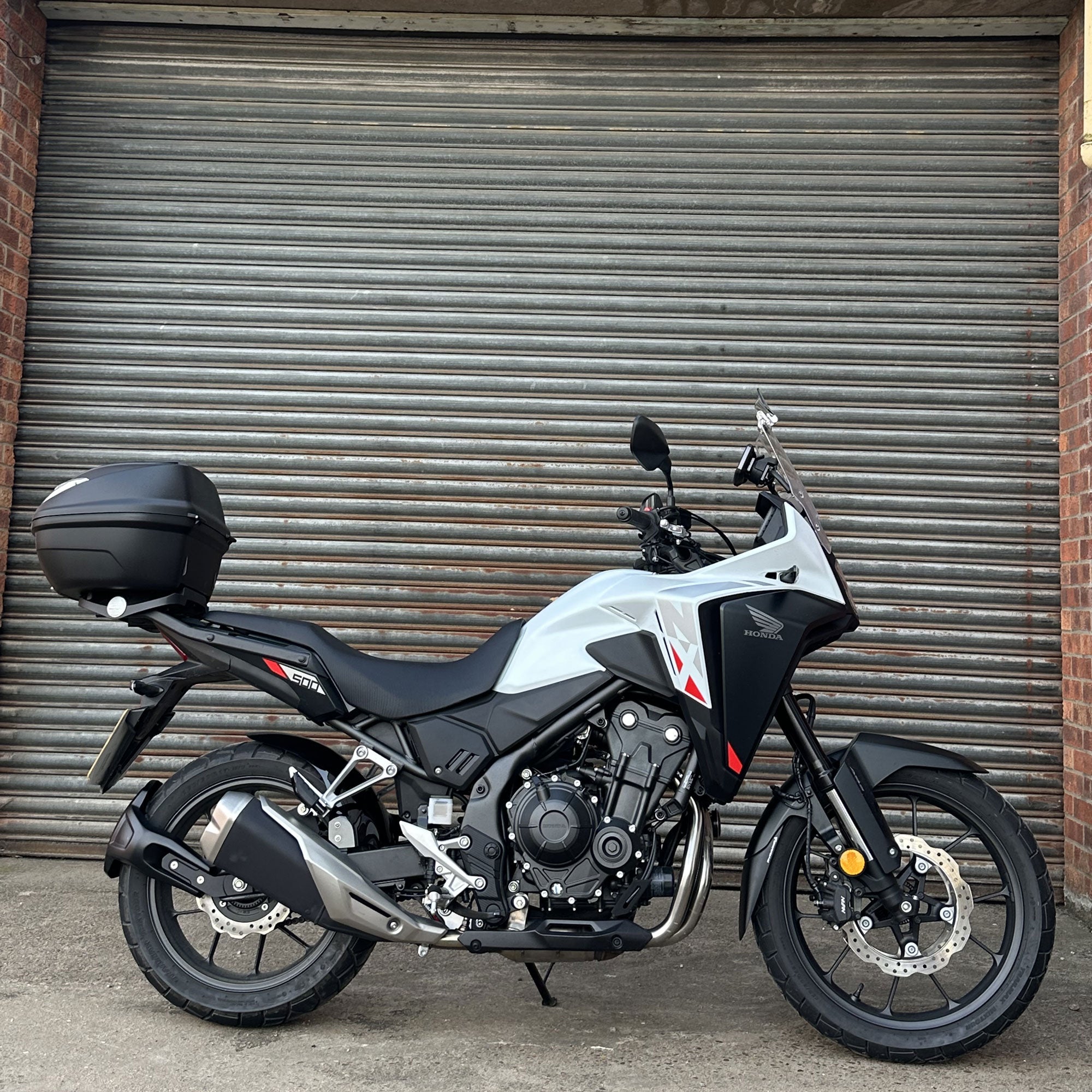 Pyramid Extenda Fenda | Matte Black | Honda NX 500 2024>Current - Shop name