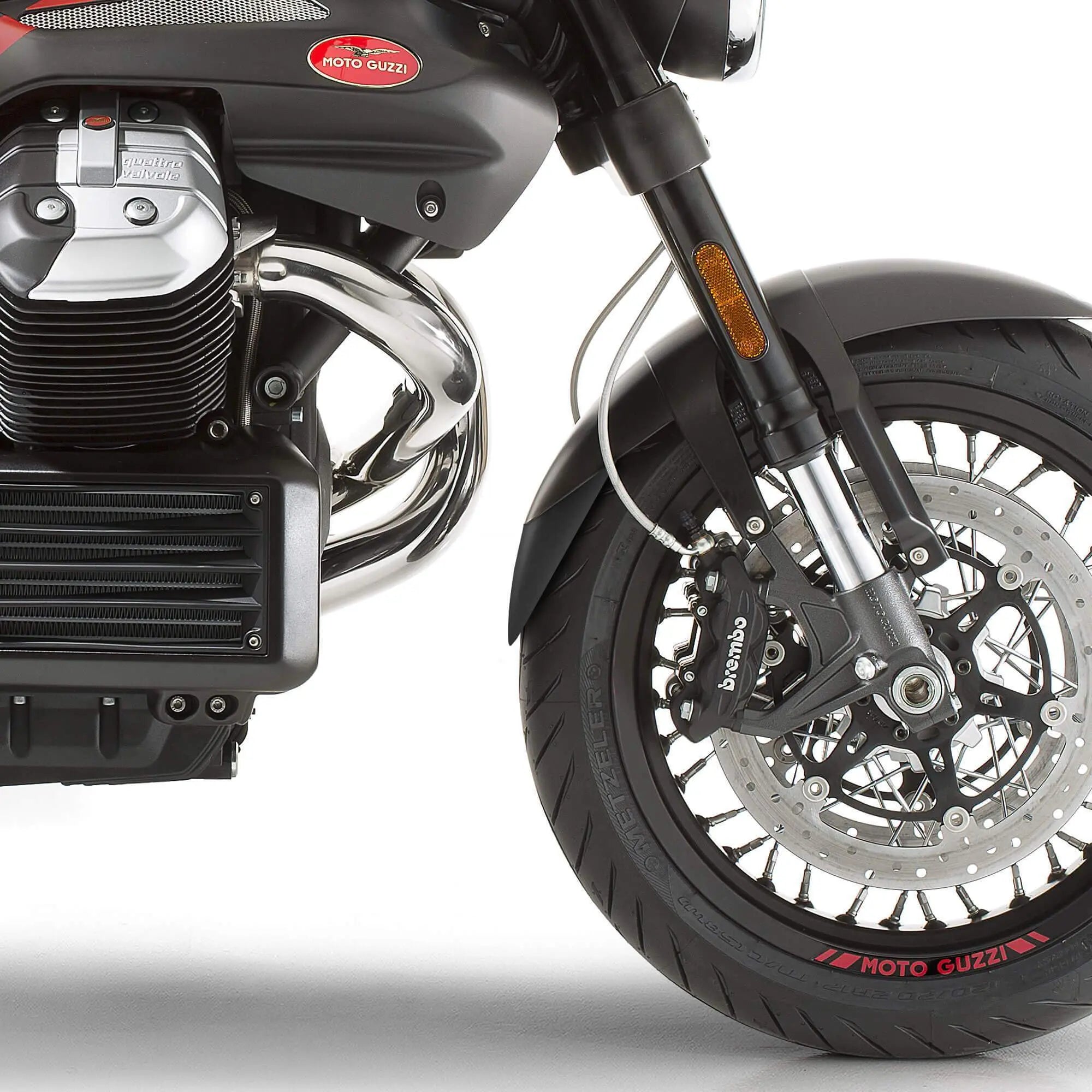 Pyramid Extenda Fenda | Matte Black | Moto Guzzi Griso V 1200 2008>2015 - Shop name