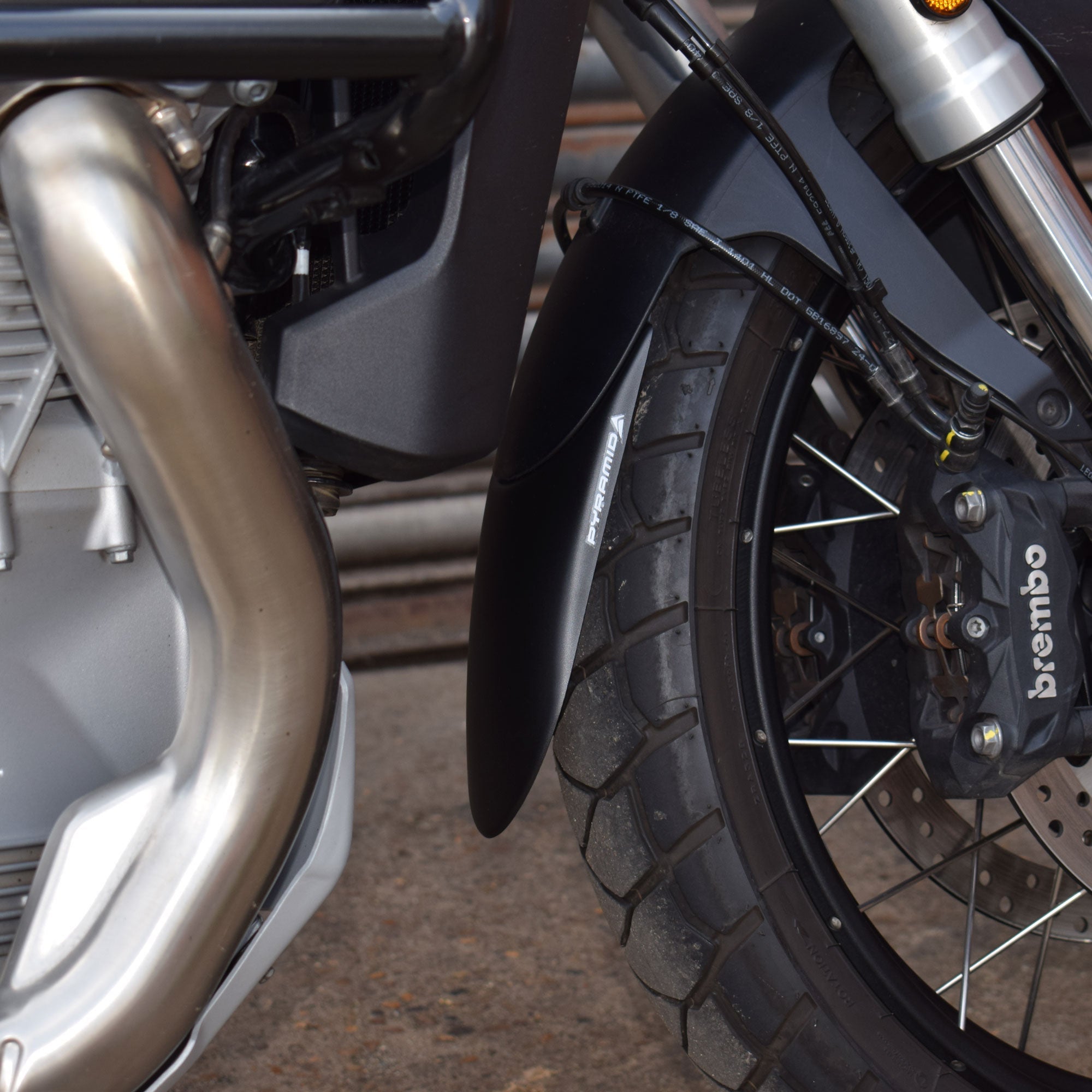 Pyramid Extenda Fenda | Matte Black | Moto Guzzi Stelvio 2023>Current - Shop name