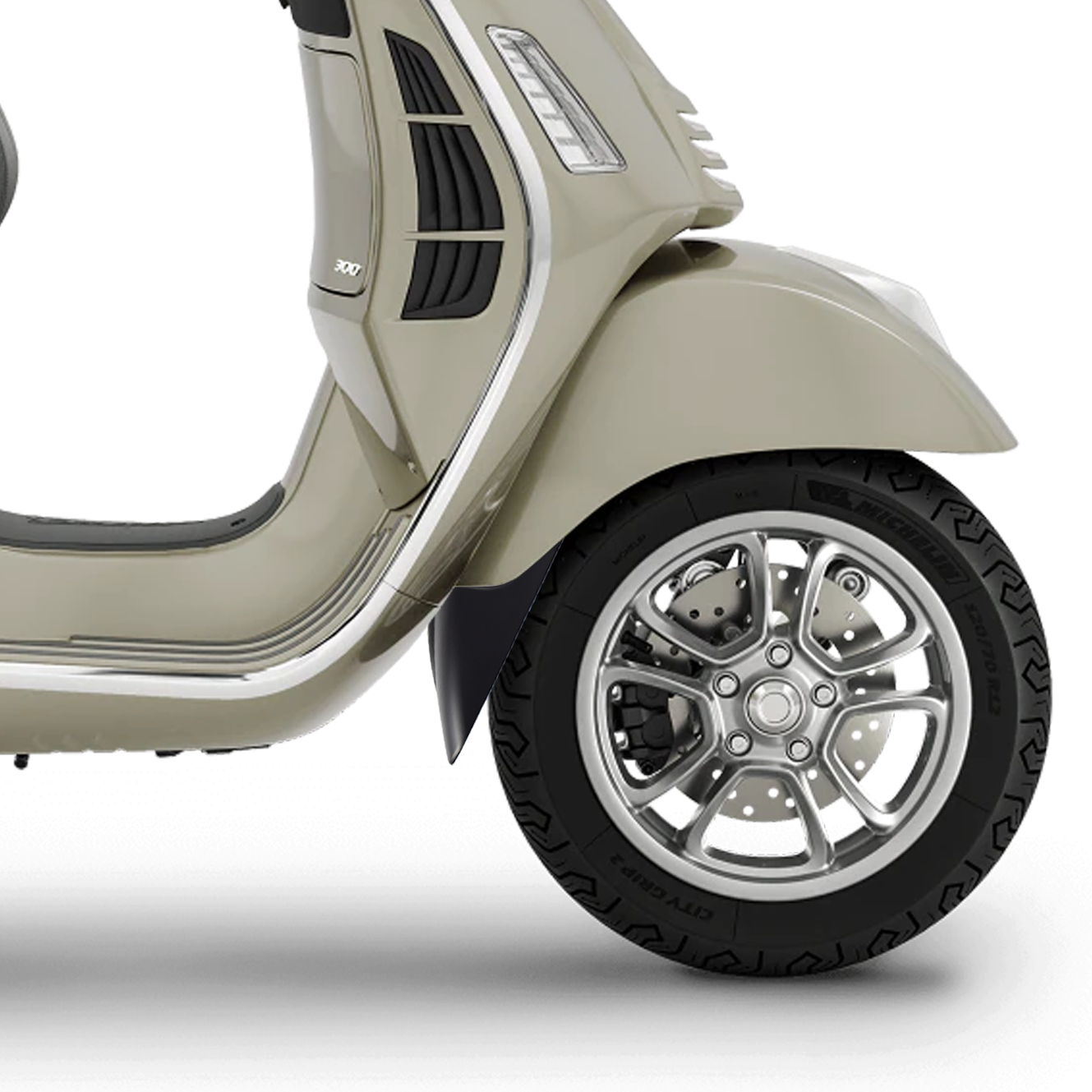 Pyramid Extenda Fenda | Matte Black | Piaggio Vespa GTS SuperSport 310 2025>Current - Pyramid Motorcycle Accessories