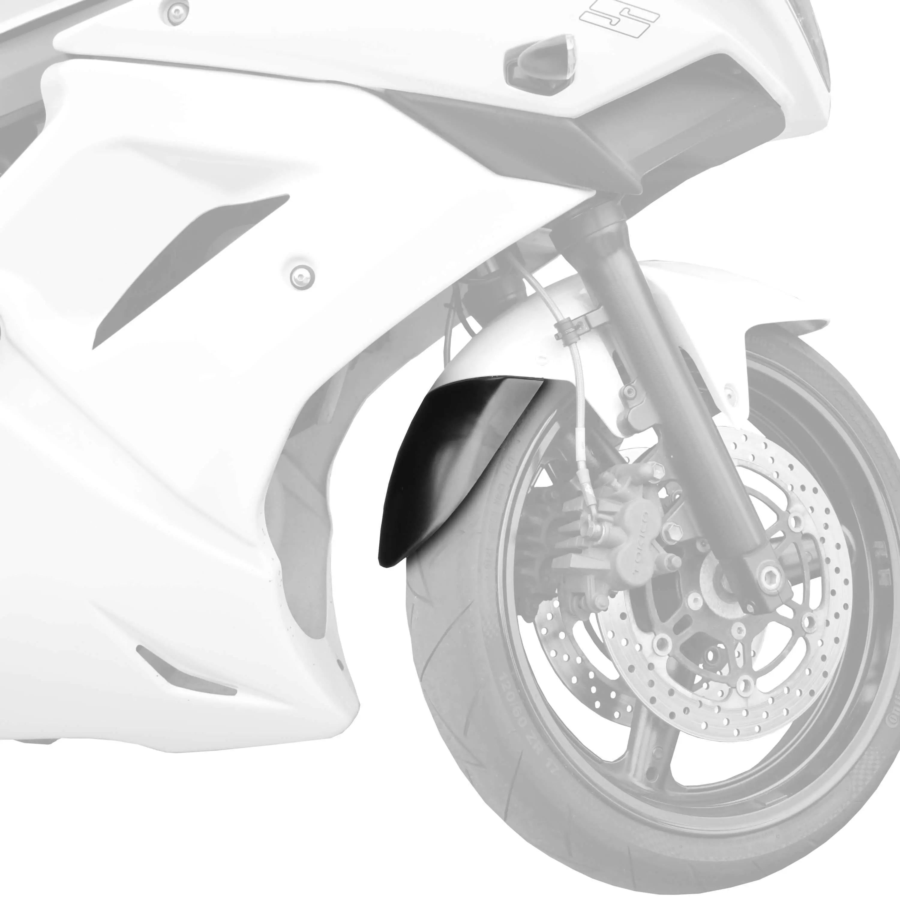 Pyramid Extenda Fenda | Matte Black | Suzuki SV650 2003>2015 - Shop name
