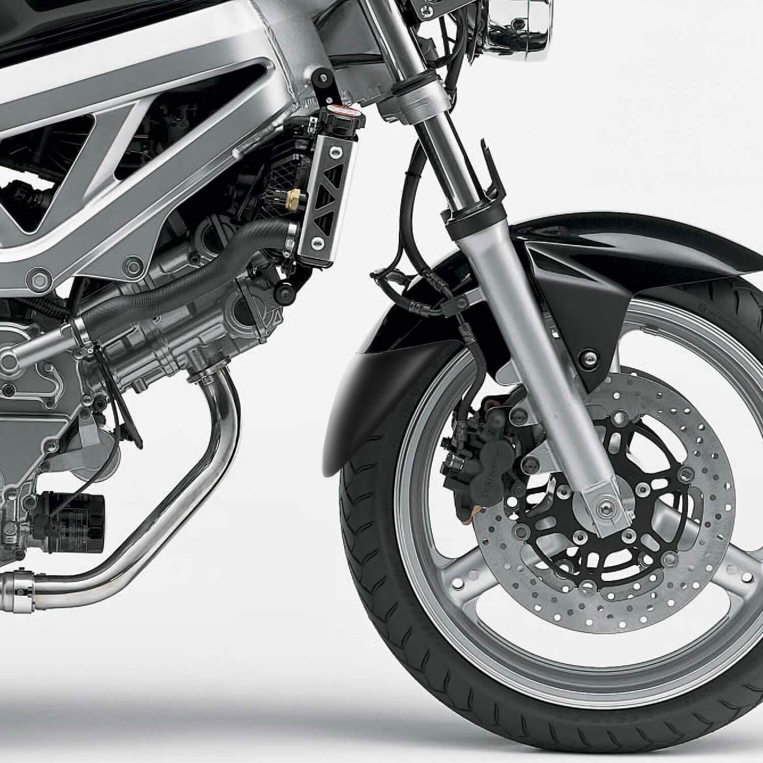Pyramid Extenda Fenda | Matte Black | Suzuki SV650S 1999>2002 - Shop name