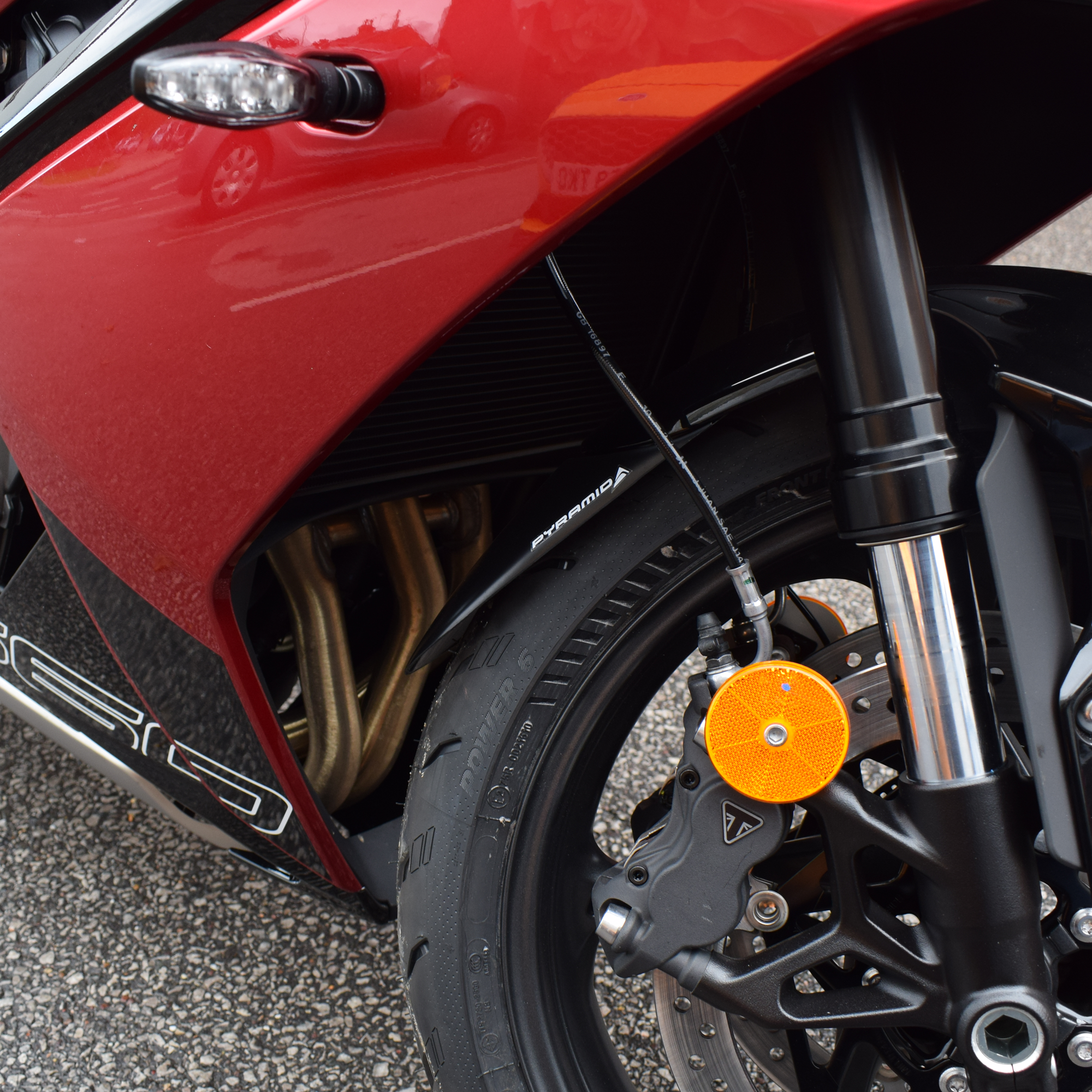 Pyramid Extenda Fenda | Matte Black | Triumph Daytona 660 2024>Current - Shop name