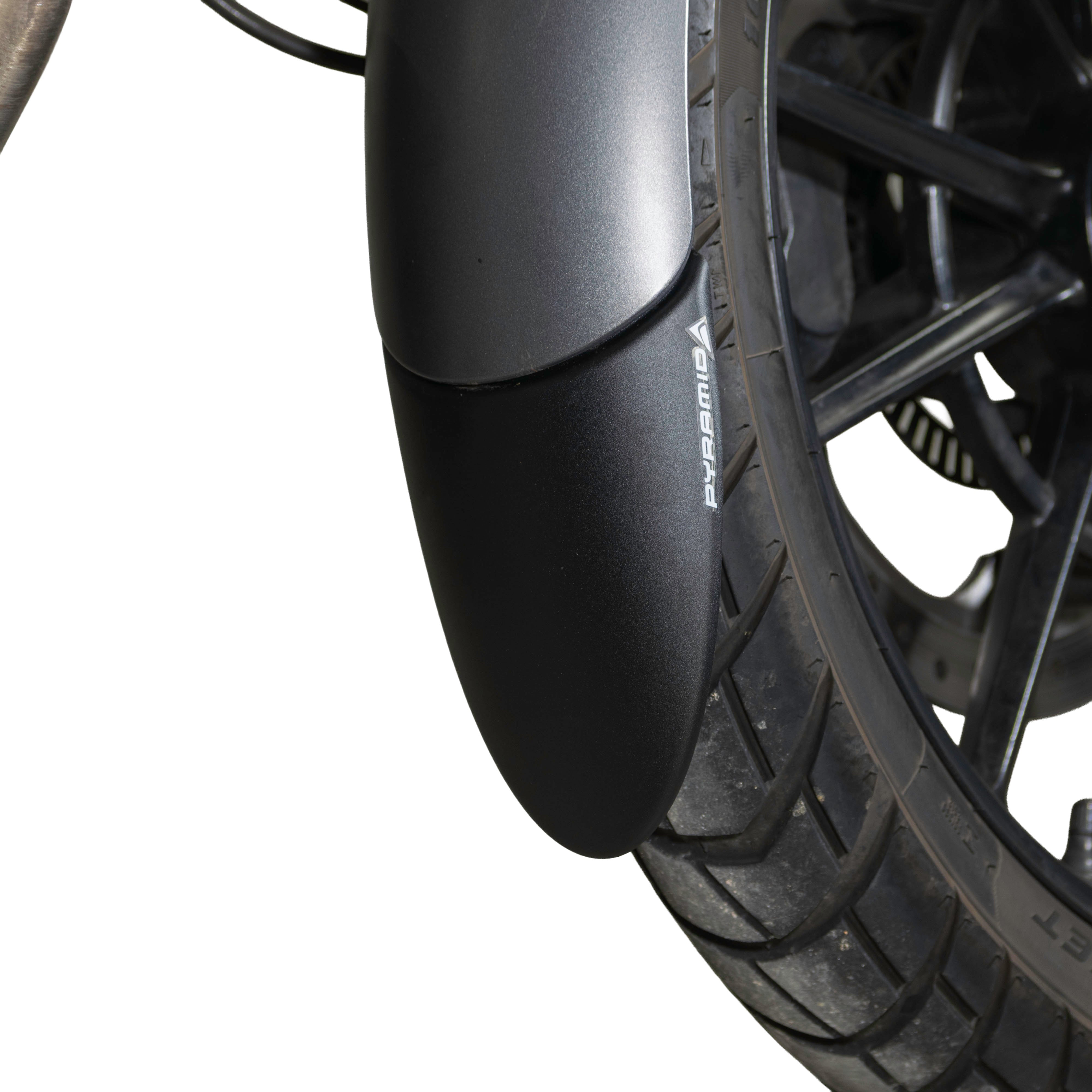 Pyramid Extenda Fenda | Matte Black | Triumph Scrambler 400X 2024>Current - Pyramid Motorcycle Accessories