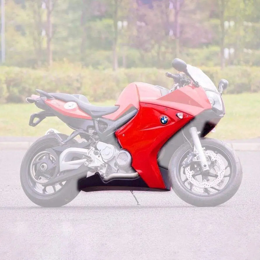 Pyramid Fairing Lowers | Gloss Red | BMW F 800 ST 2005>2012 - Shop name