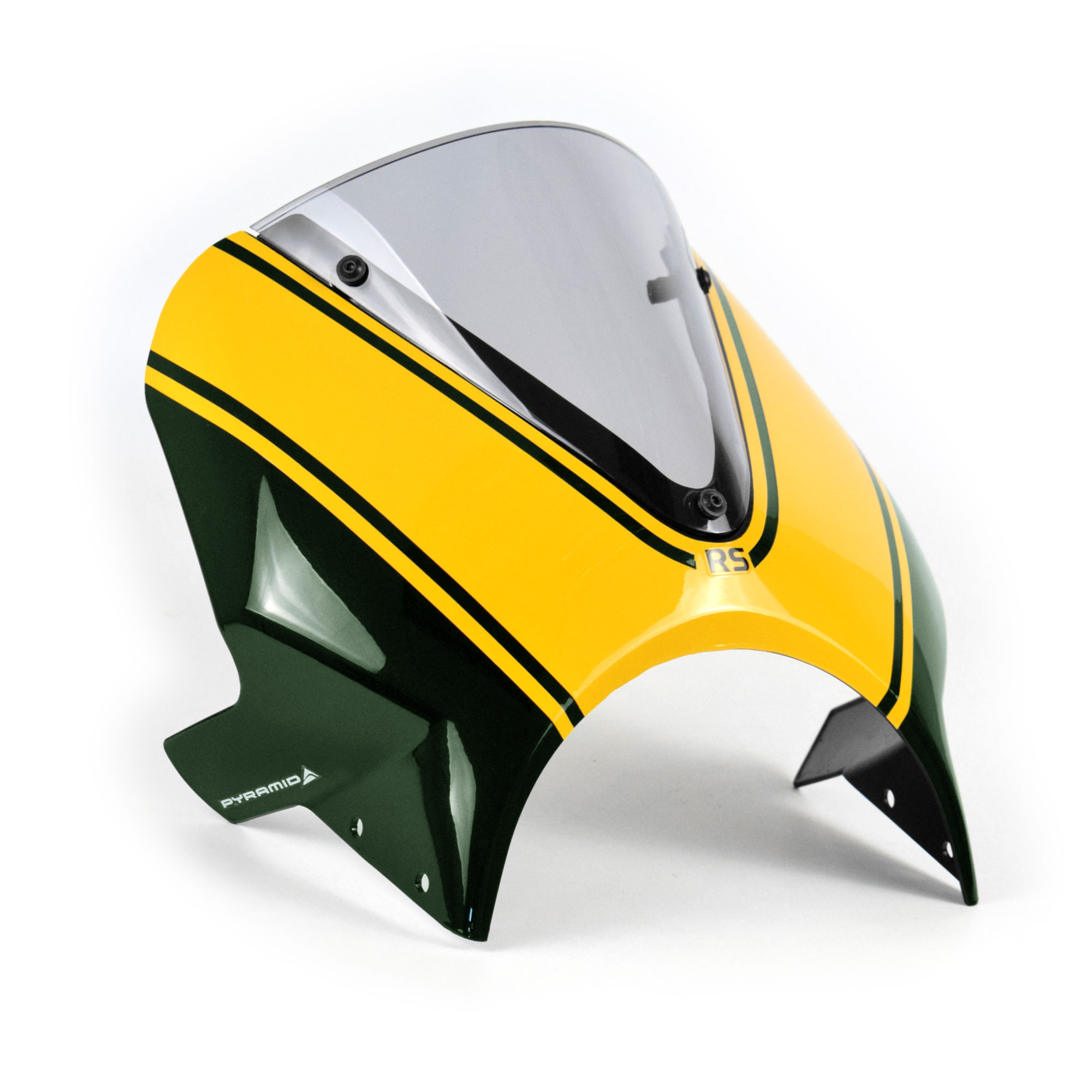 Pyramid Fly Screen | Candy Green/Metallic Yellow | Kawasaki Z 900 RS 2024>Current - Shop name