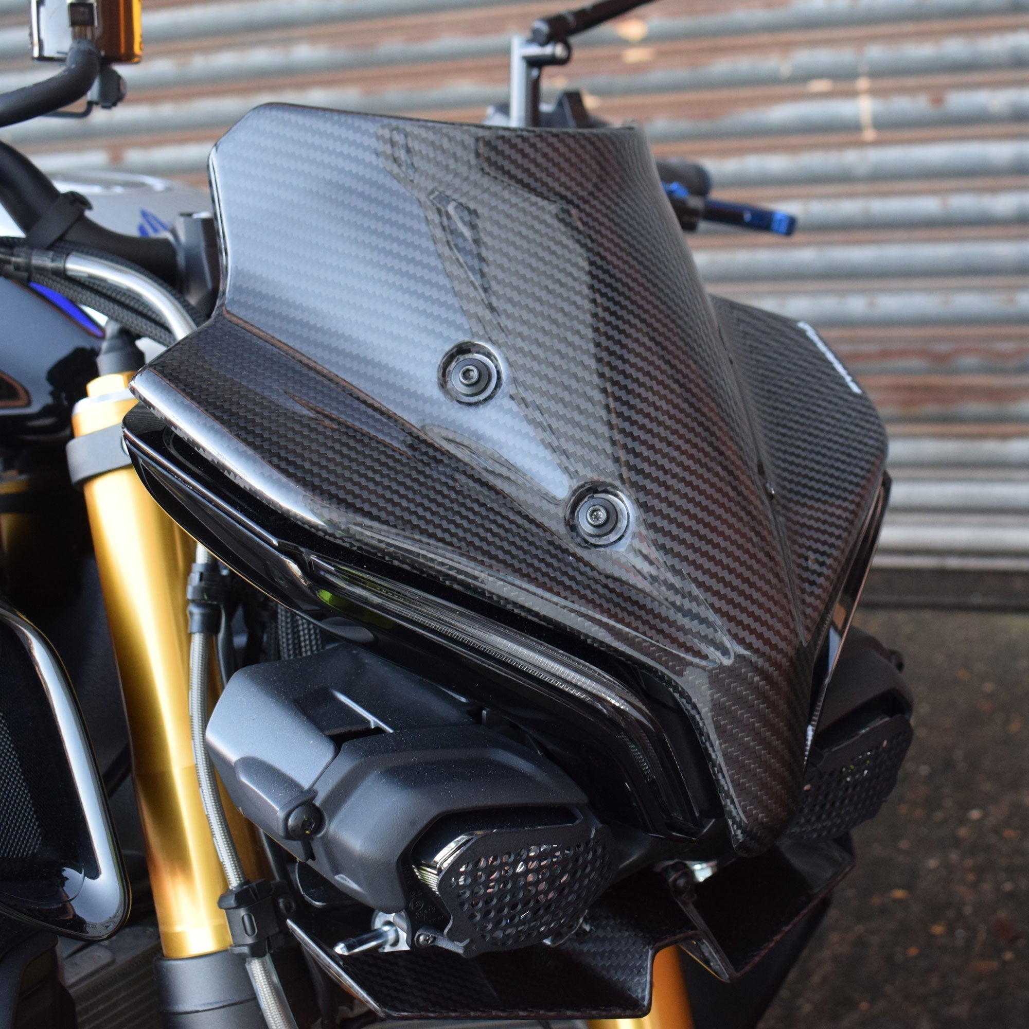 Pyramid Fly Screen | Carbon Fibre | Yamaha MT-10 2022>Current - Shop name