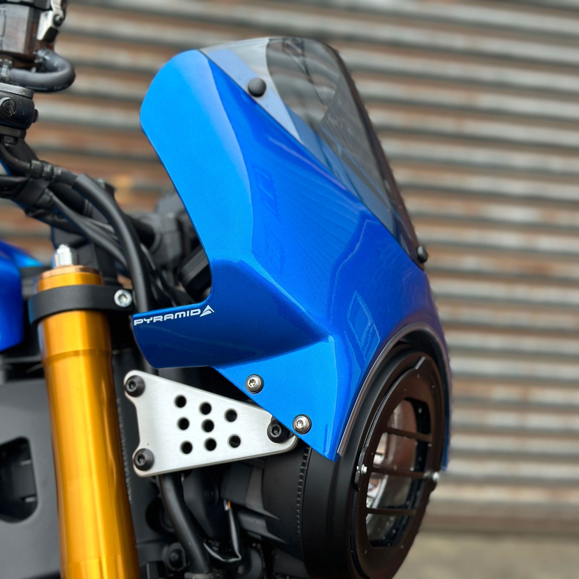 Pyramid Fly Screen | Legend Blue | Yamaha XSR 900 2022>Current - Shop name