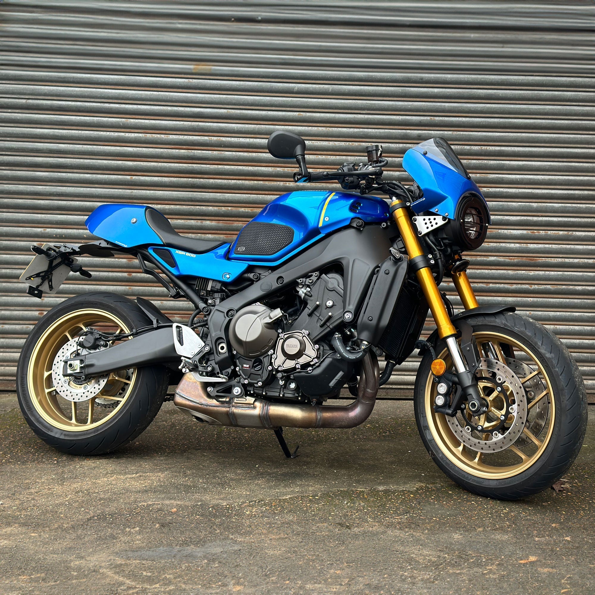 Pyramid Fly Screen | Legend Blue | Yamaha XSR 900 2022>Current - Shop name