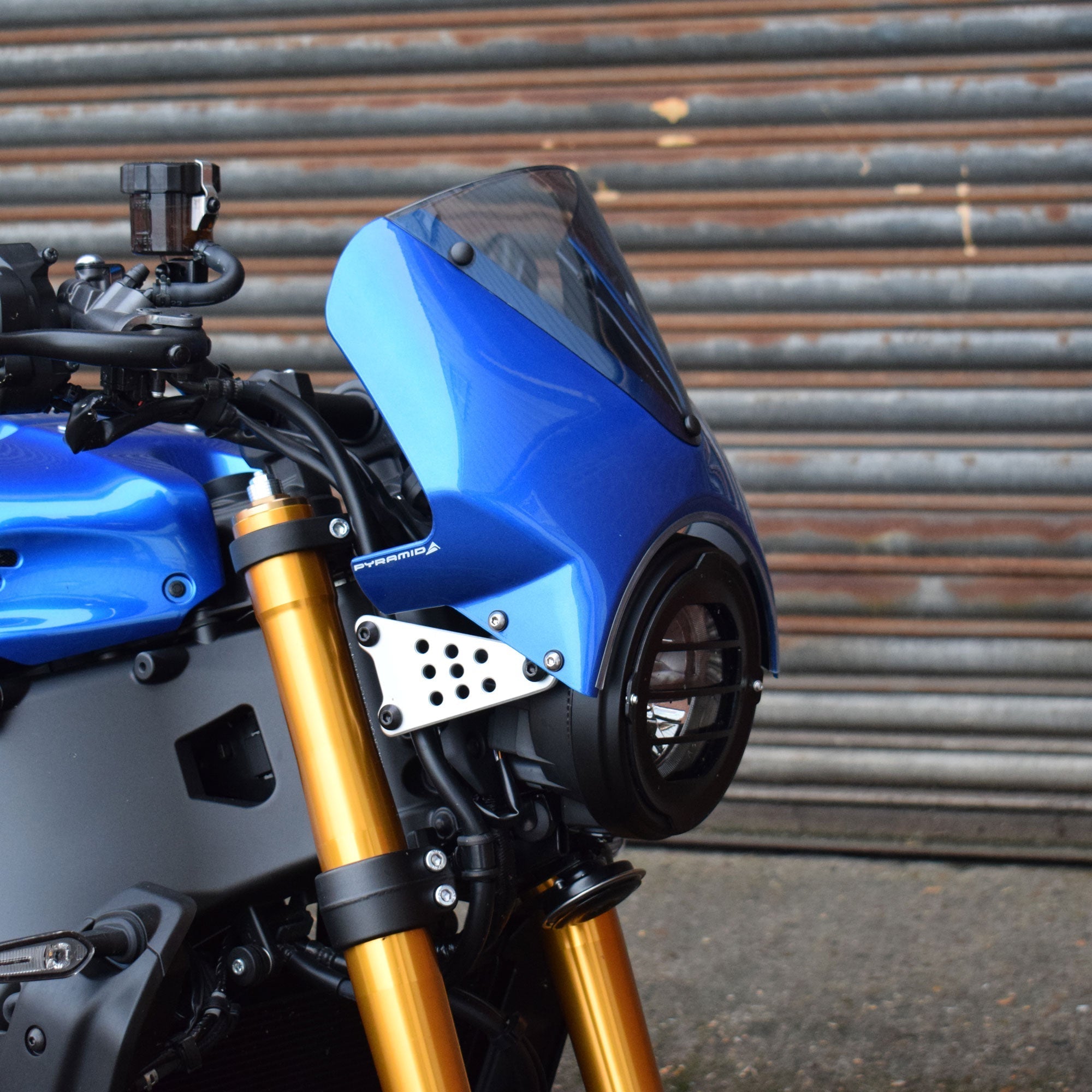 Pyramid Fly Screen | Legend Blue | Yamaha XSR 900 2022>Current - Shop name