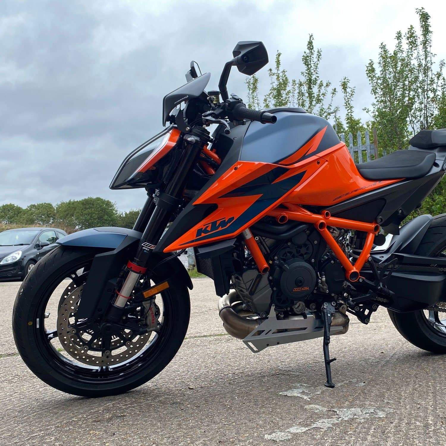 Pyramid Fly Screen | Matte Black | KTM 1290 Super Duke R 2017>Current - Shop name