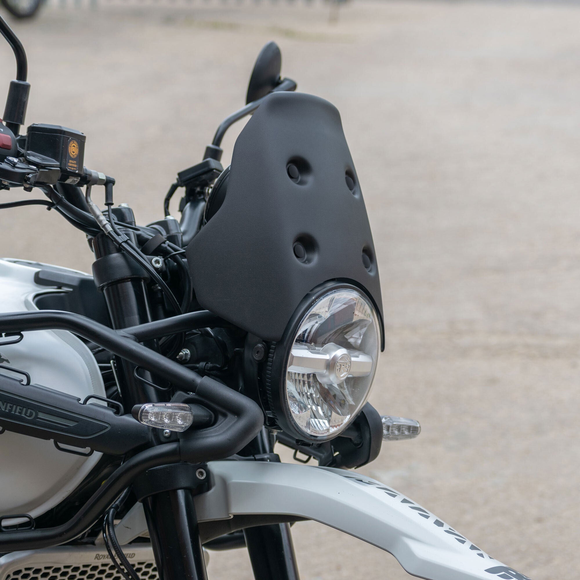 Pyramid Fly Screen | Kamet White | Royal Enfield Himalayan 450 2024>Current - Pyramid Motorcycle Accessories