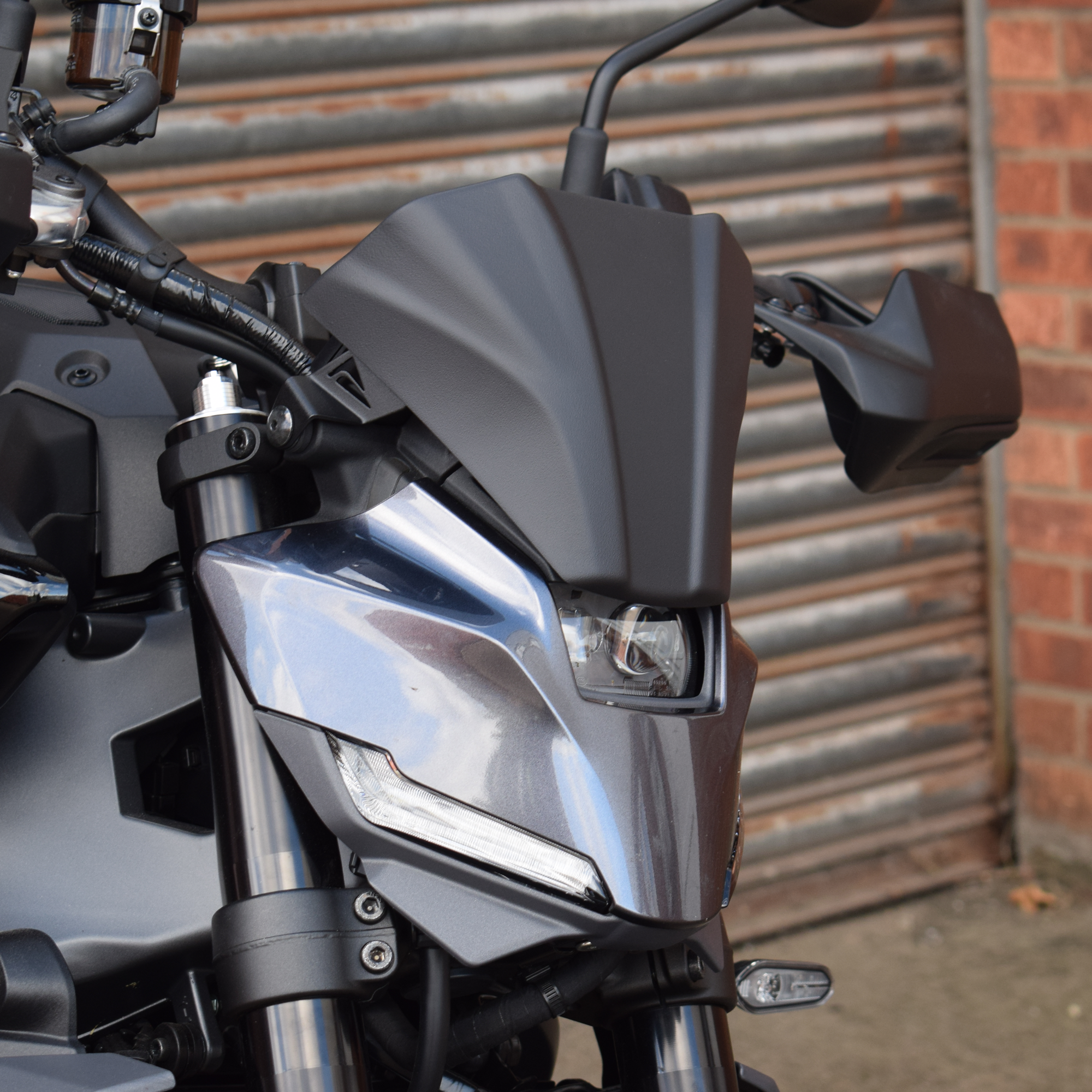 Pyramid Fly Screen | Matte Black | Yamaha MT-09 2024>Current -  Shop name
