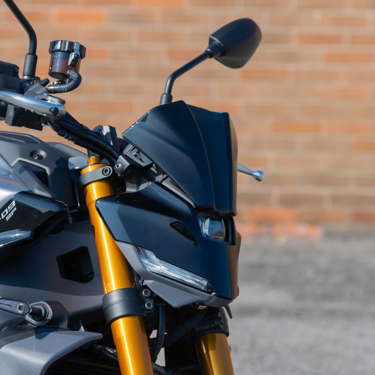 Pyramid Fly Screen | Midnight Black (USA: Raven Black) | Yamaha MT-09 inc SP 2024>Current -  Shop name