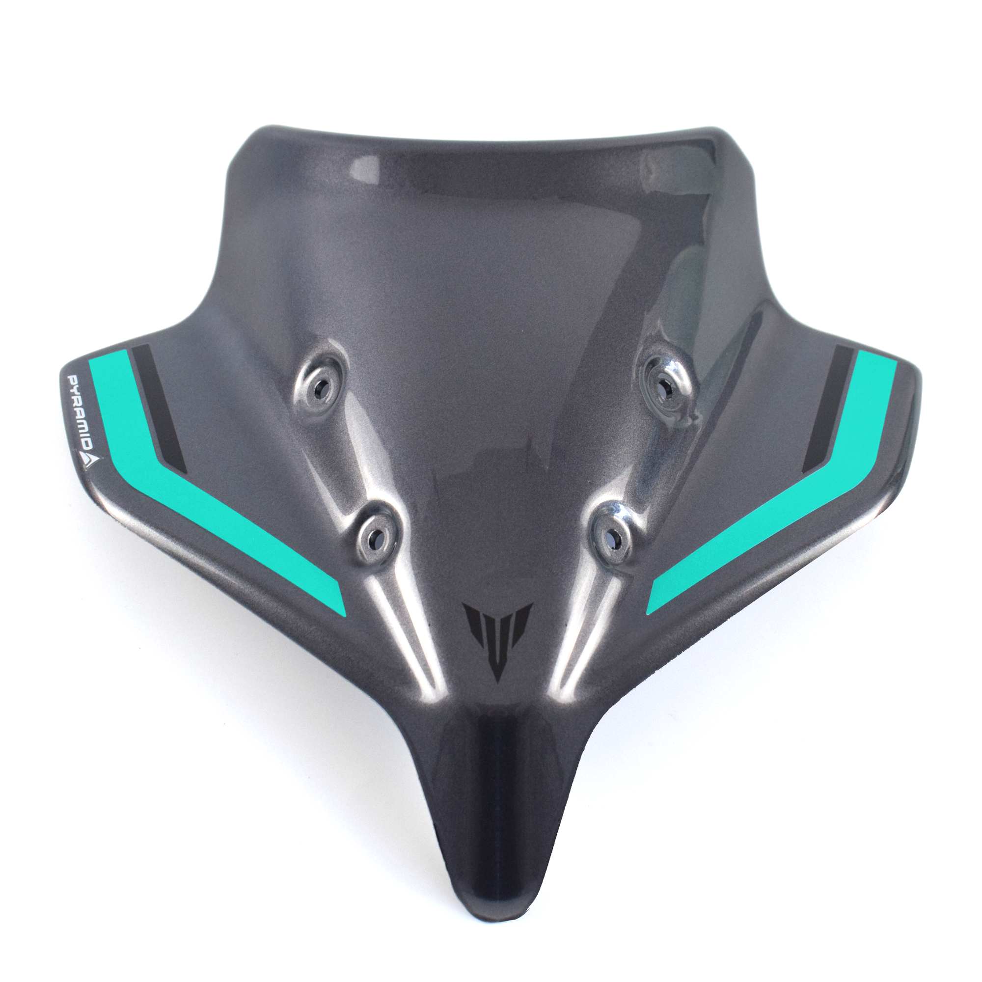 Pyramid Fly Screen | Midnight Cyan | Yamaha MT-10 2024>Current - Shop name