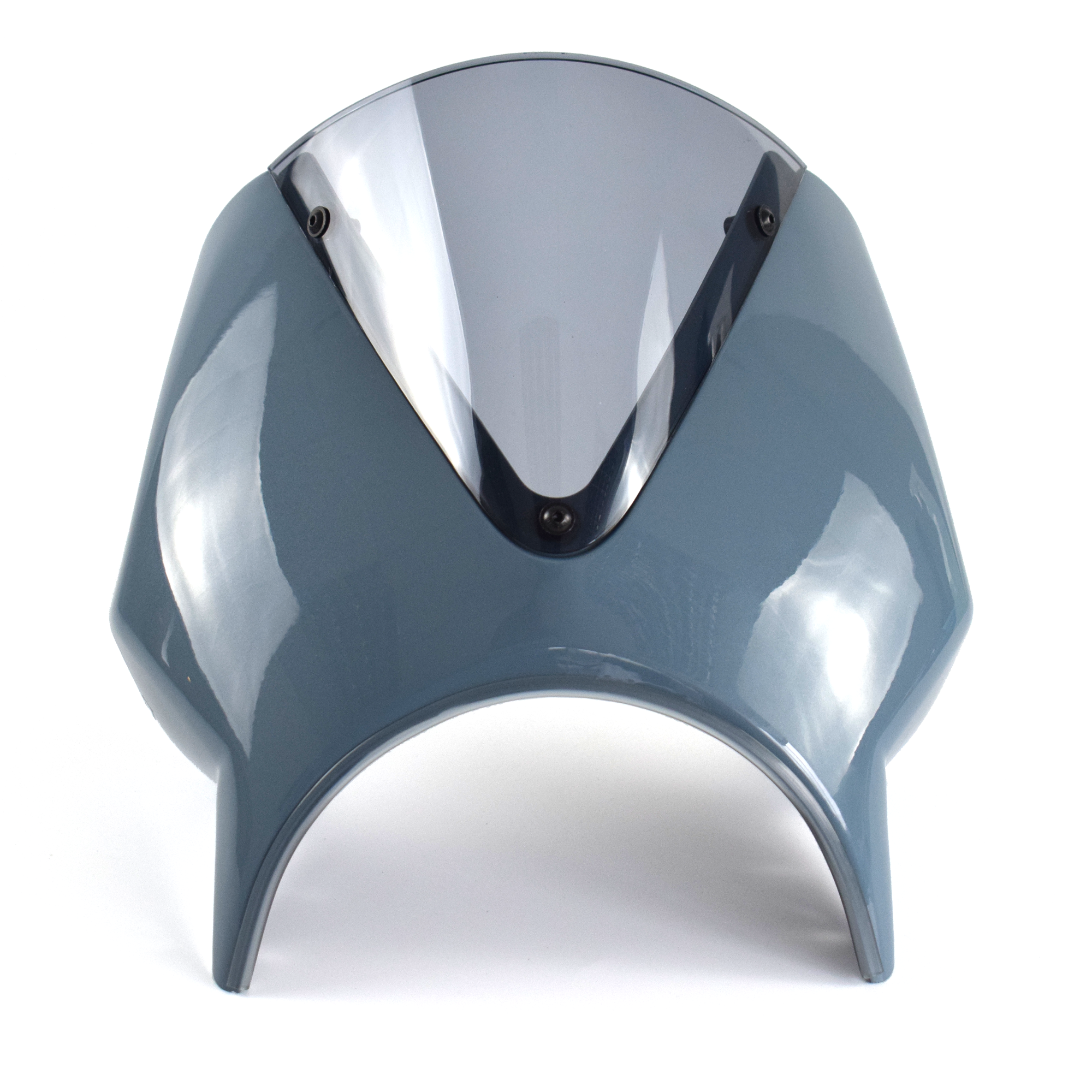 Pyramid Fly Screen | Pearl Cadet Grey | Honda ST125 Dax 2023>Current - Shop name