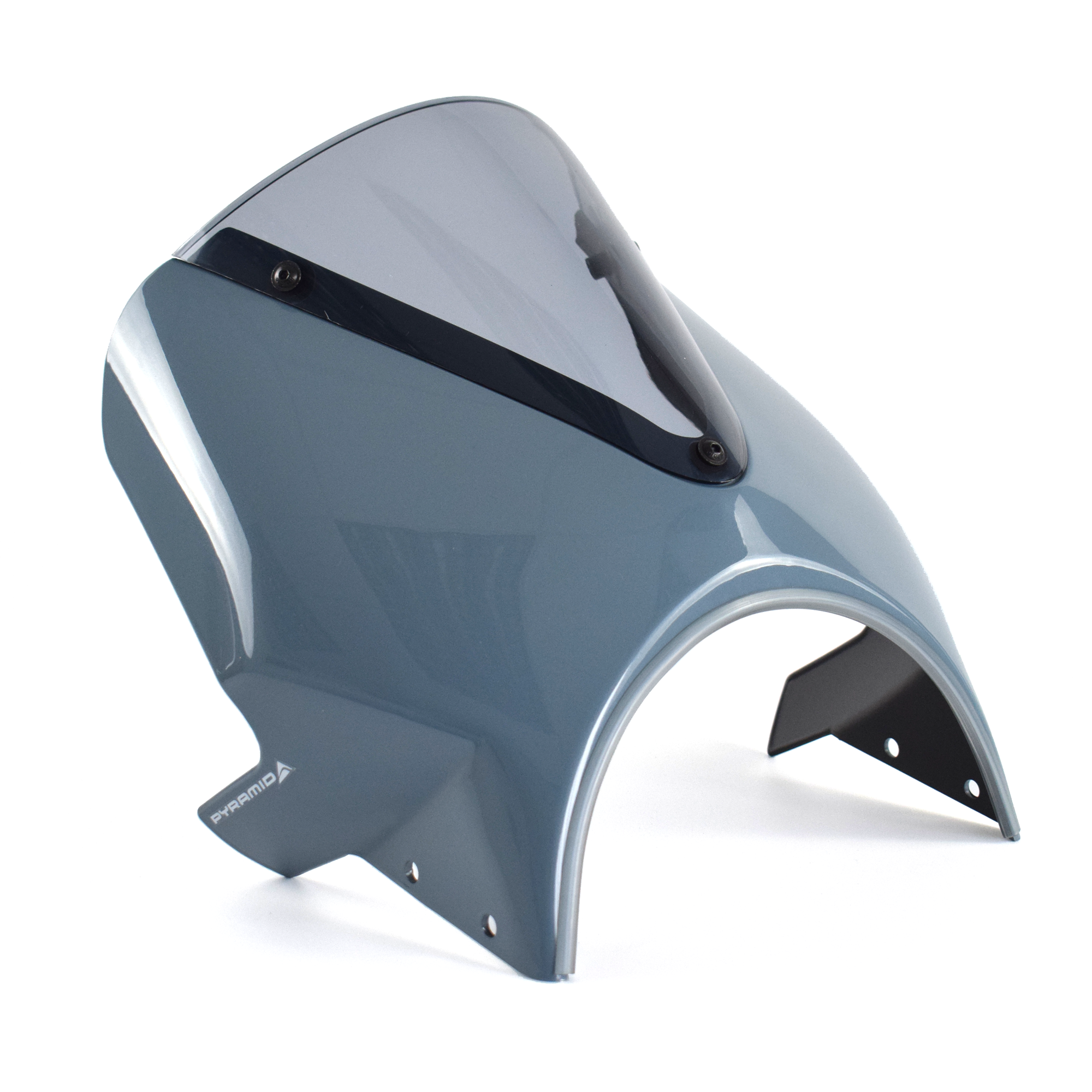 Pyramid Fly Screen | Pearl Cadet Grey | Honda ST125 Dax 2023>Current - Shop name