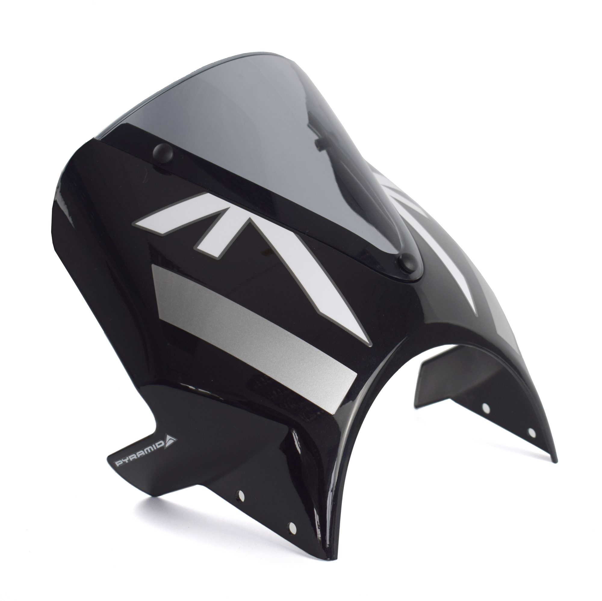Pyramid Fly Screen | Phantom Black/Storm Grey | Triumph Speed 400 2024>Current - Pyramid Motorcycle Accessories