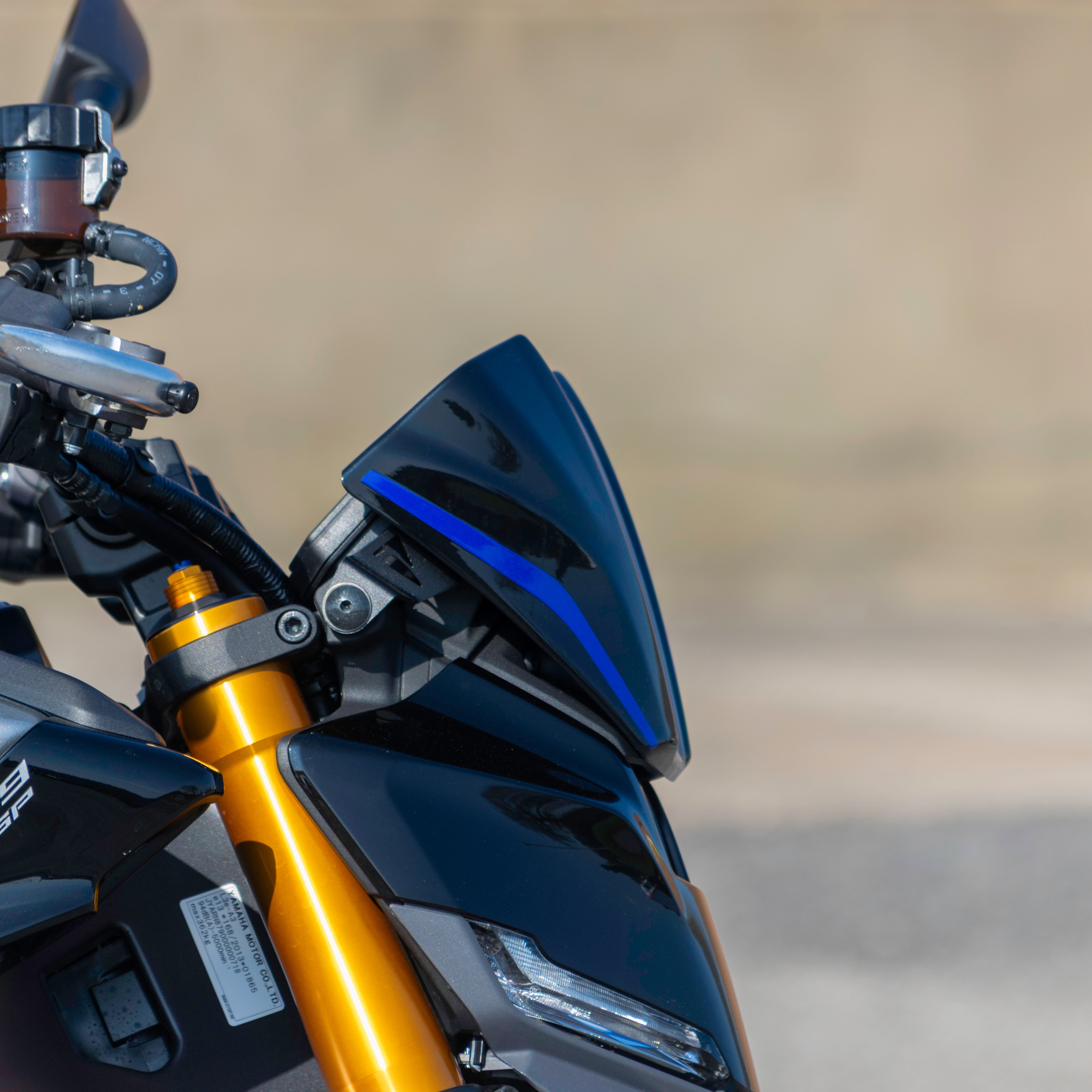 Pyramid Fly Screen | Midnight Black (USA: Raven Black) | Yamaha MT-09 inc SP 2024>Current - Pyramid Motorcycle Accessories
