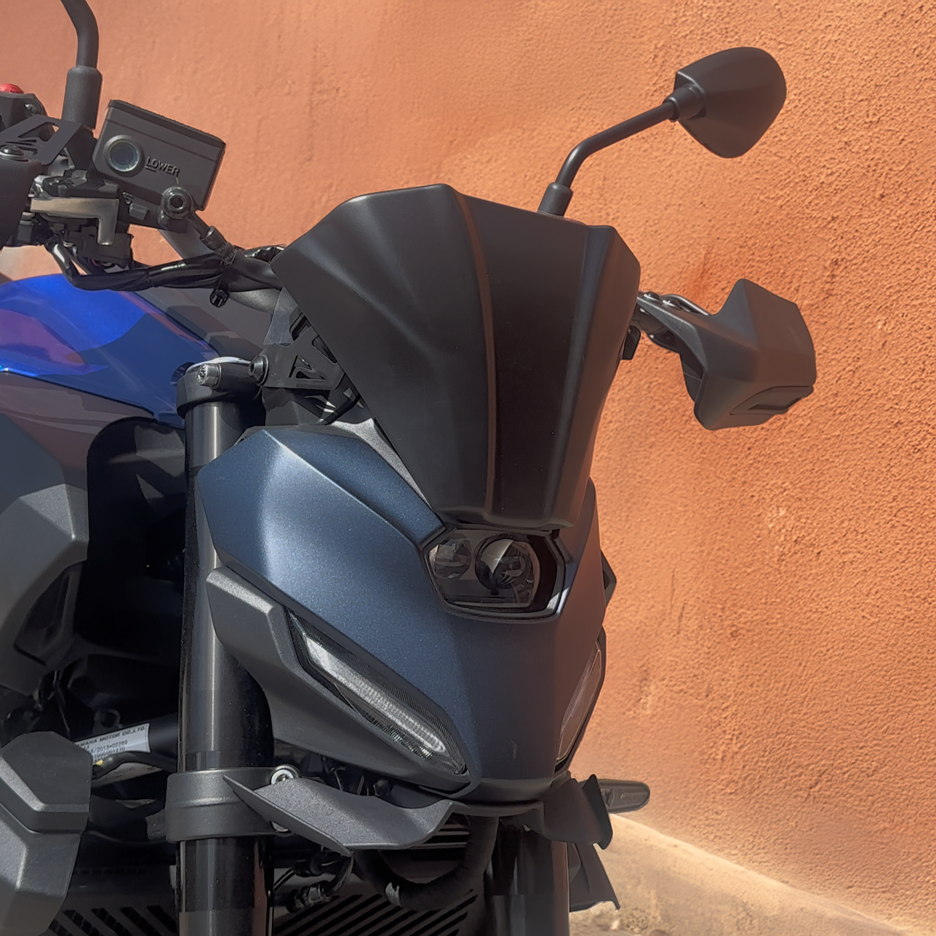 Pyramid Fly Screen | Tech Black | Yamaha MT-07 2025>Current - Shop name